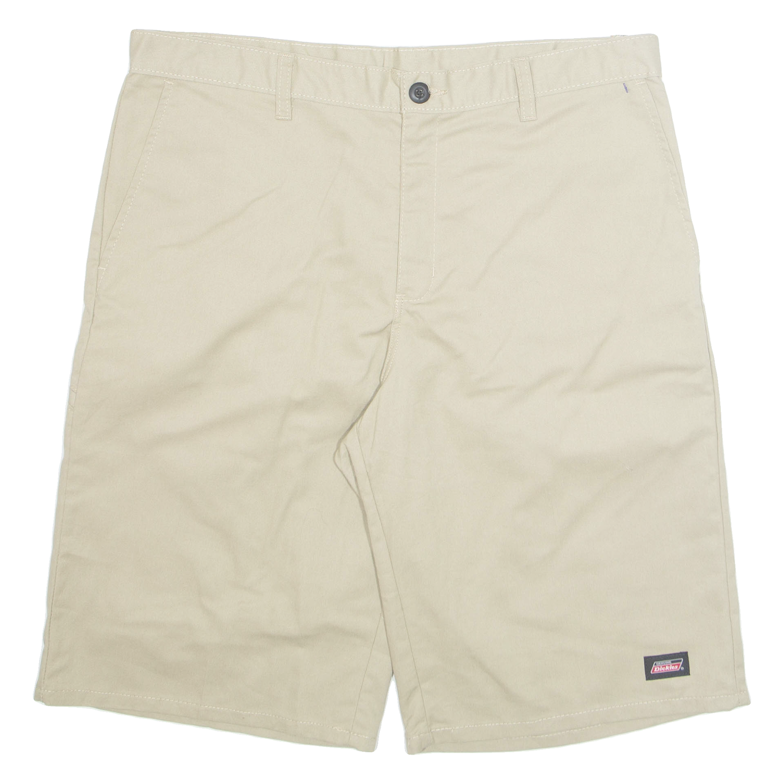DICKIES Mens Chino Shorts Beige XL W36 Refurbished - N/A refurbished available on Cerqular