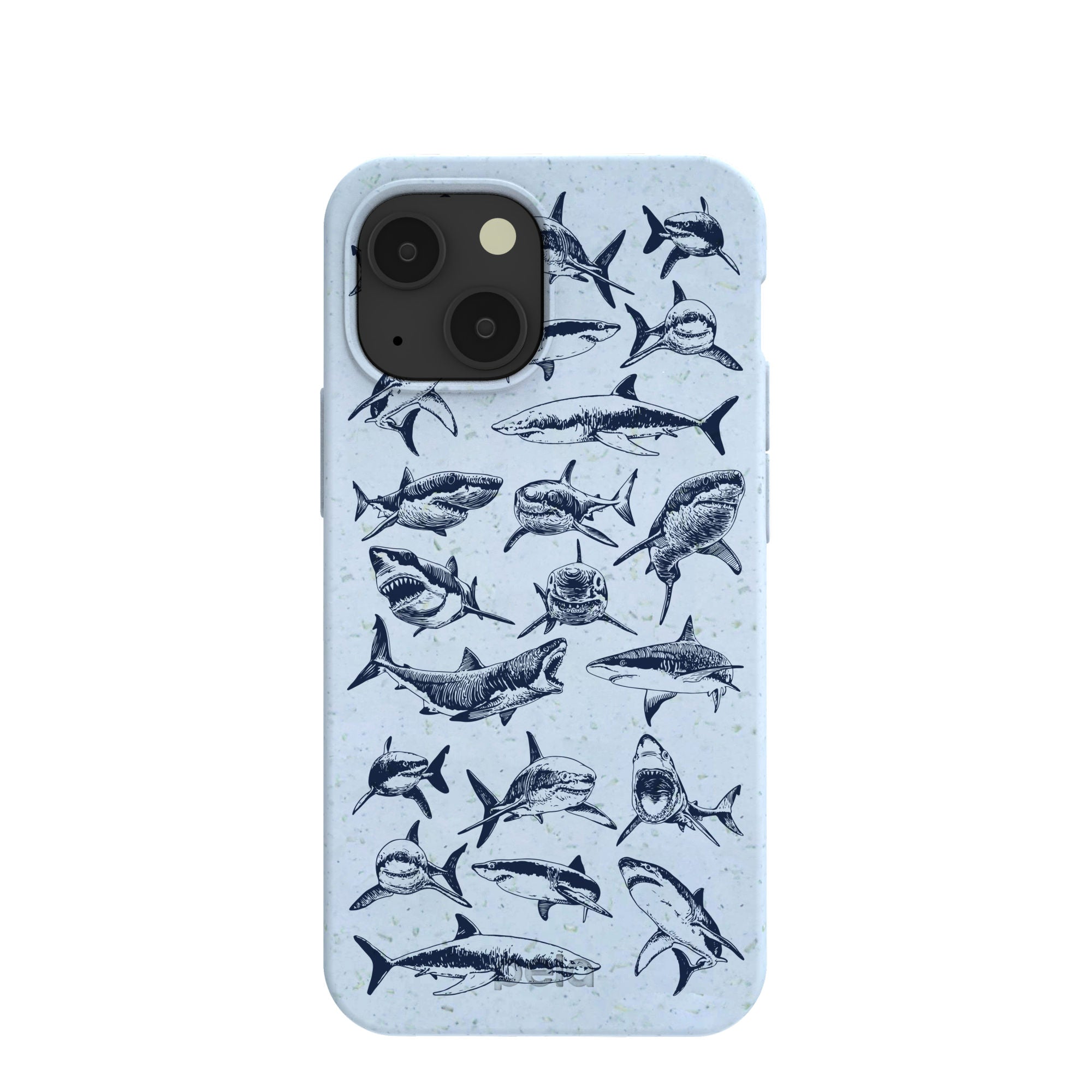 Powder Blue Great White iPhone 13 Mini Case Refurbished - Pela Case refurbished available on Cerqular