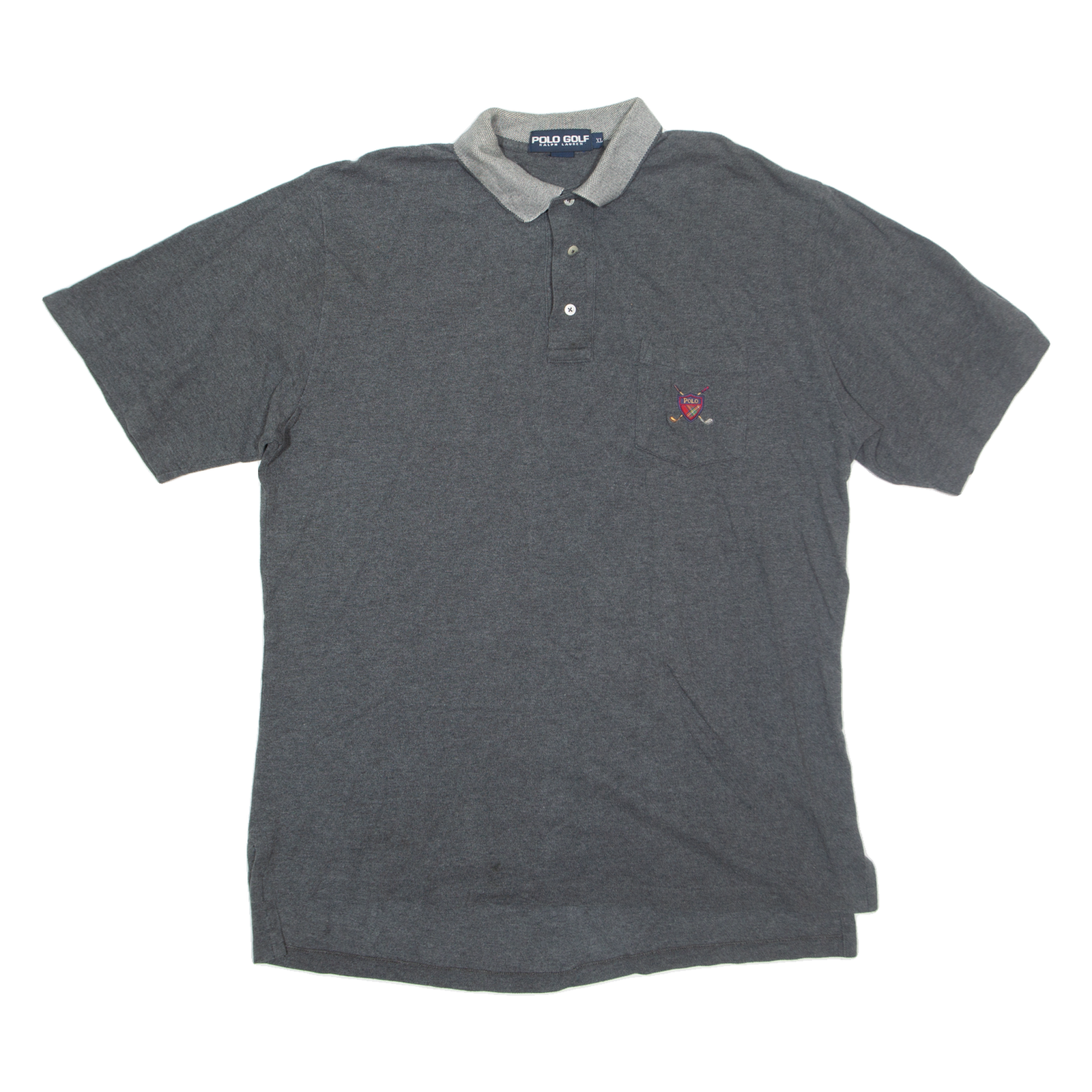 POLO RALPH LAUREN Golf Mens Polo Shirt Grey XL Refurbished - N/A refurbished available on Cerqular