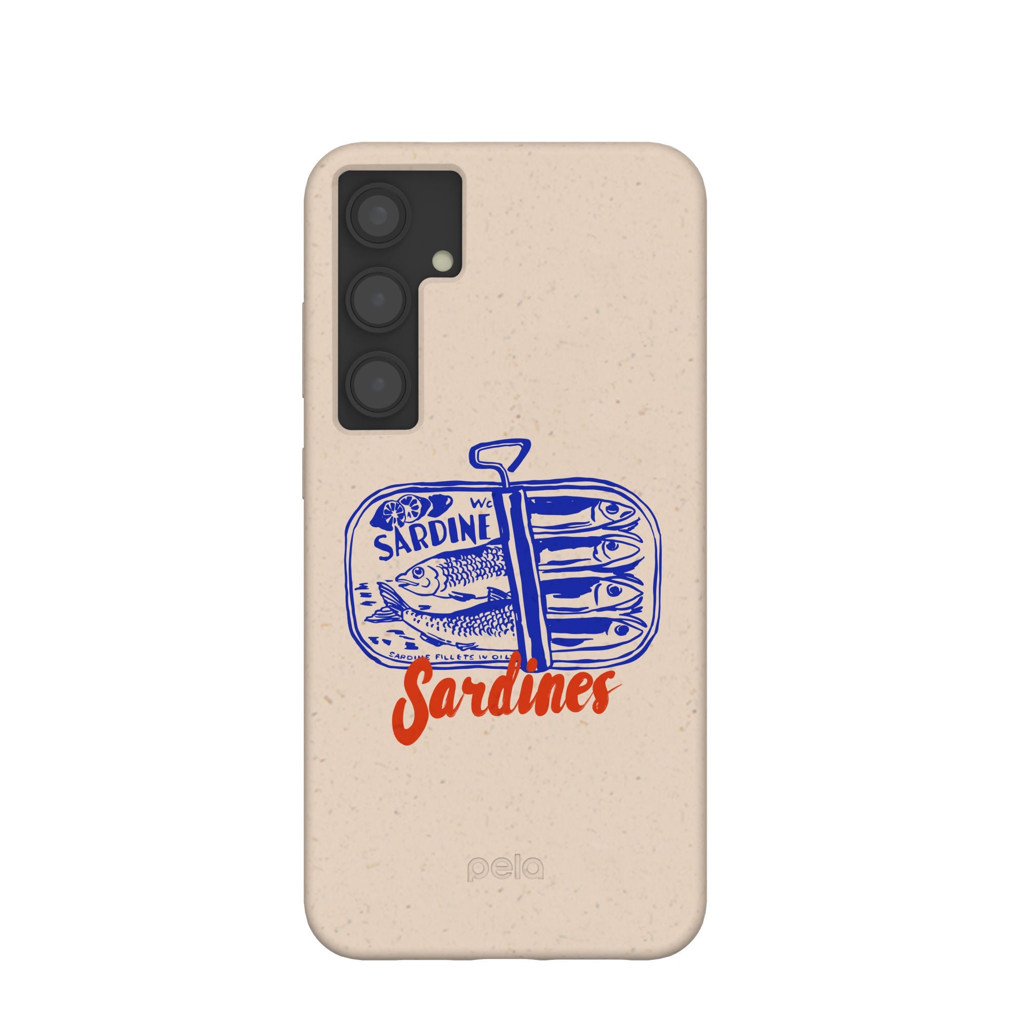 Seashell Sardines Samsung Galaxy S24+(Plus) Case Refurbished - Pela Case refurbished available on Cerqular