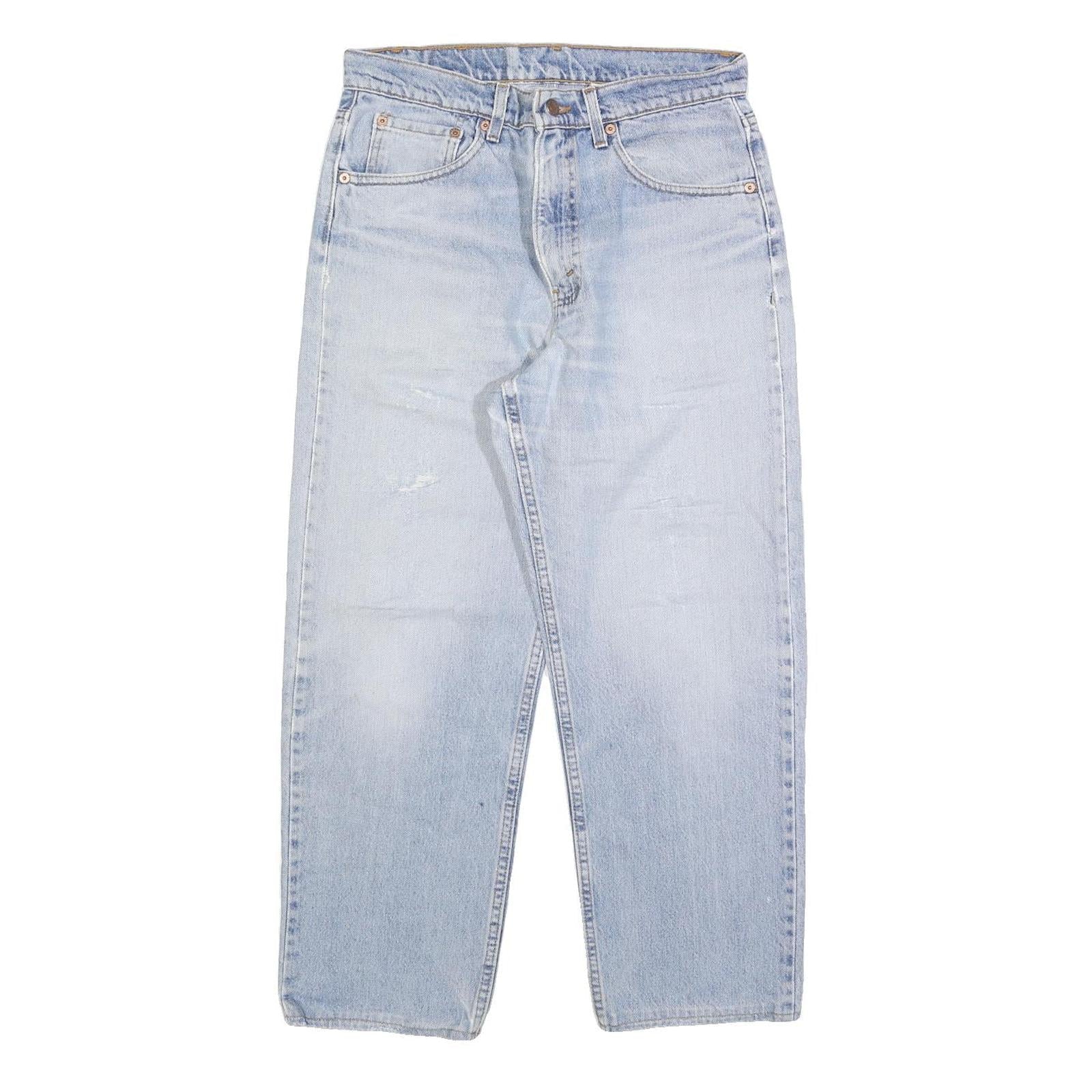 LEVI'S 550 Straight Mens Jeans Blue Relaxed Straight Denim Light W30 L26 Relaxed Refurbished - N/A refurbished available on Cerqular