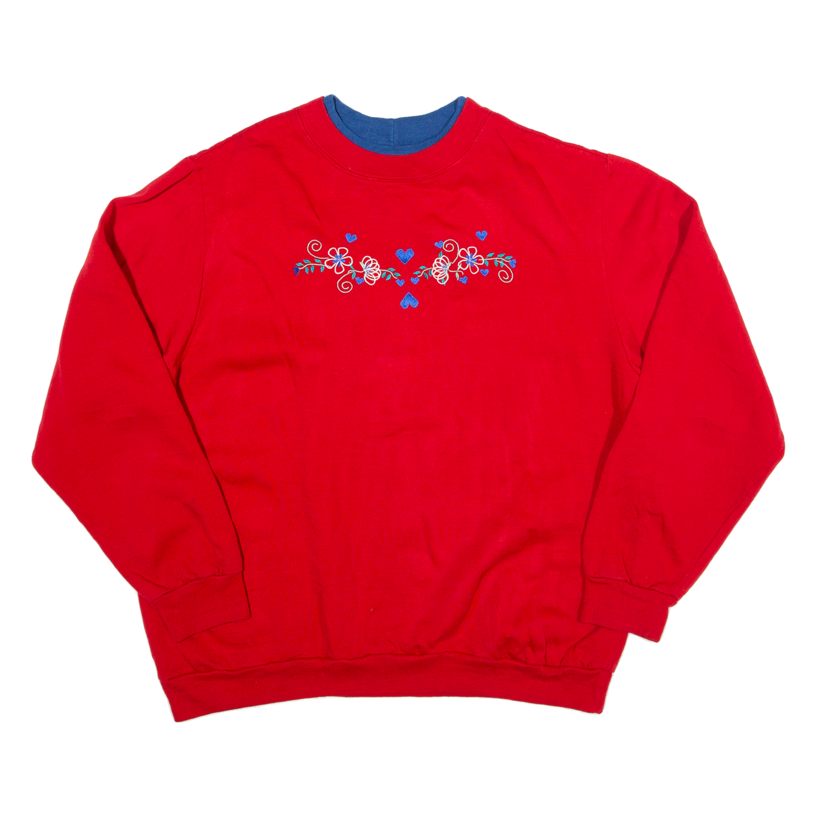 BLAIR Mens Sweatshirt Red High Neck USA L Refurbished - N/A refurbished available on Cerqular