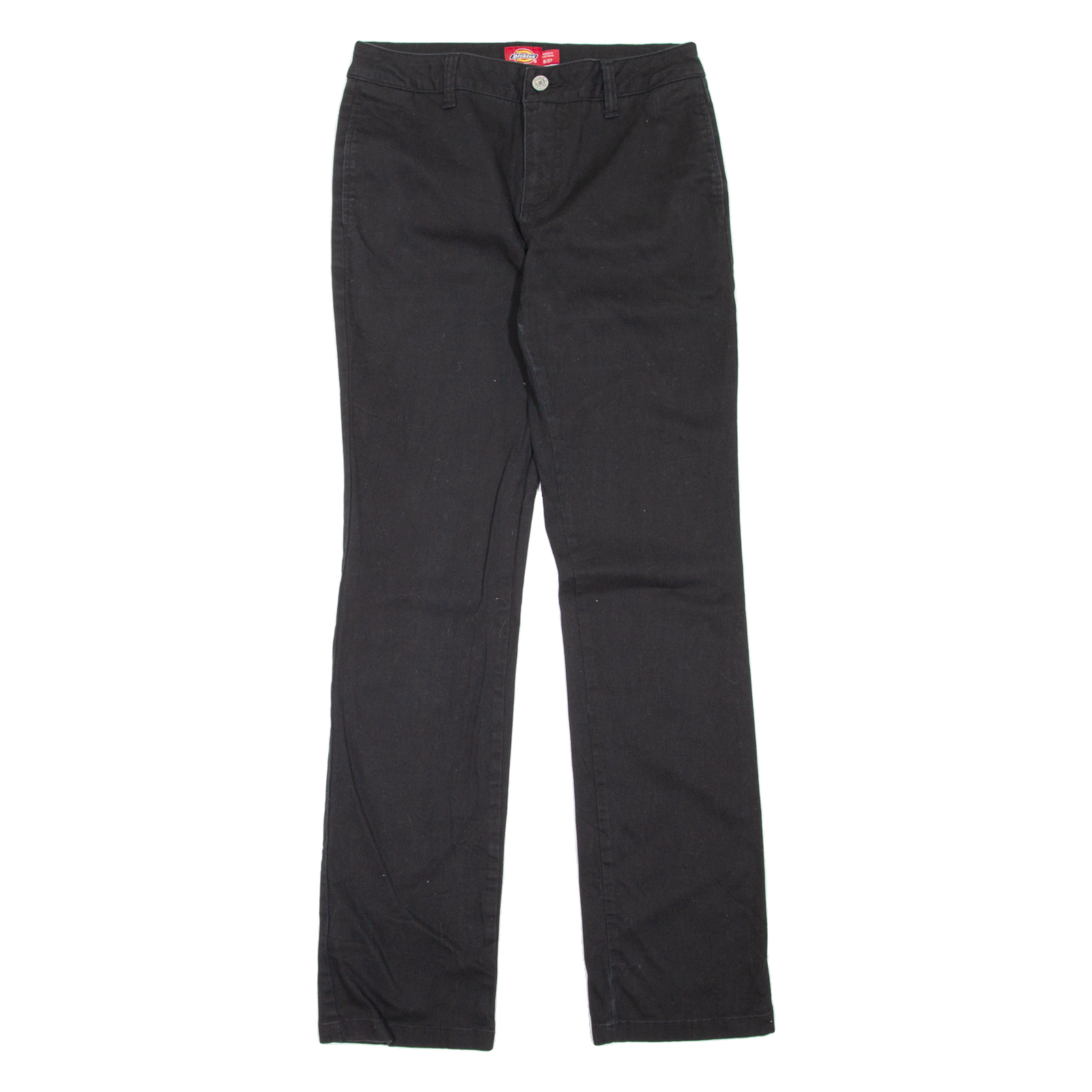 DICKIES Workwear Womens Trousers Black Regular Straight W28 L31 Refurbished - N/A refurbished available on Cerqular