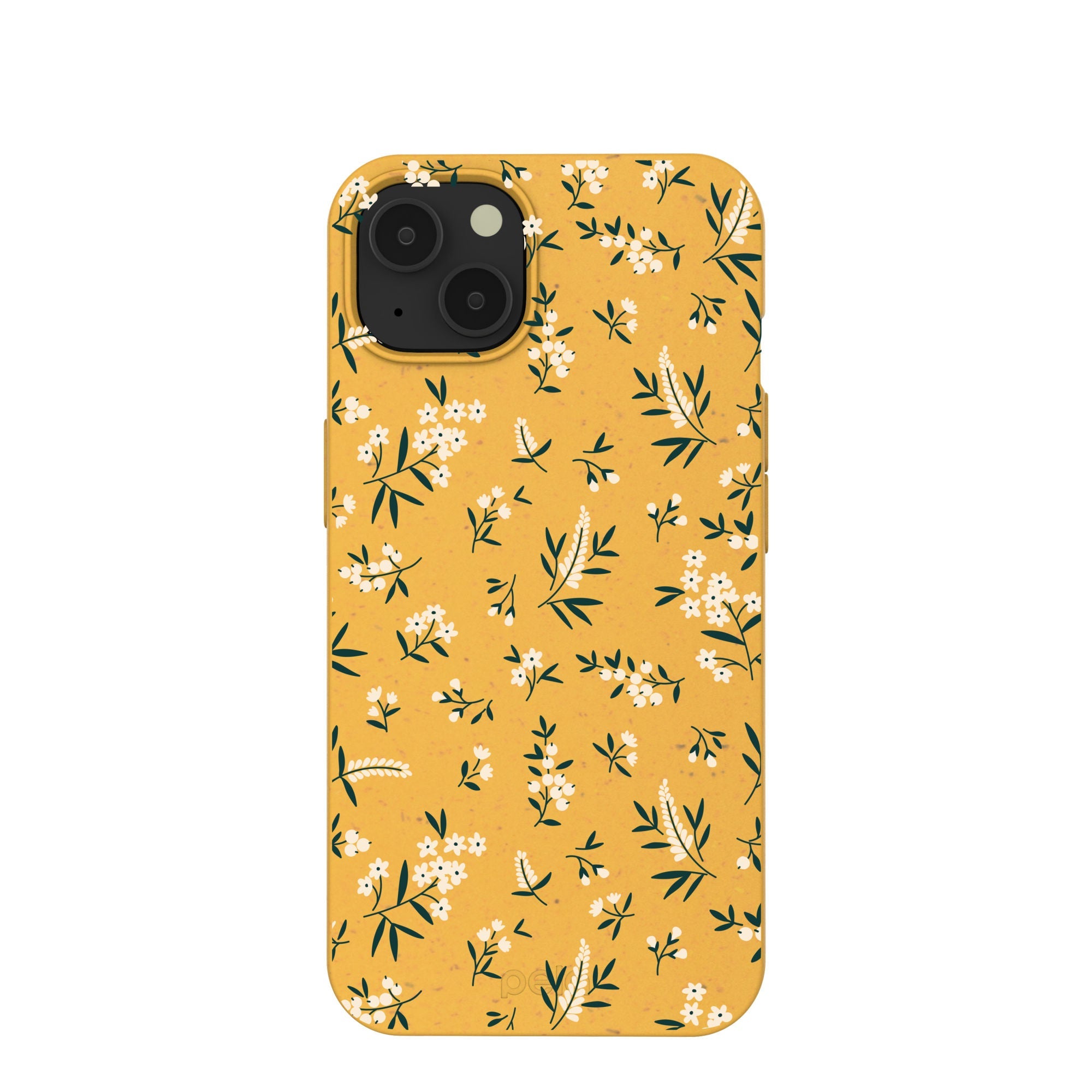 Honey White Posies iPhone 13 Case Refurbished - Pela Case refurbished available on Cerqular
