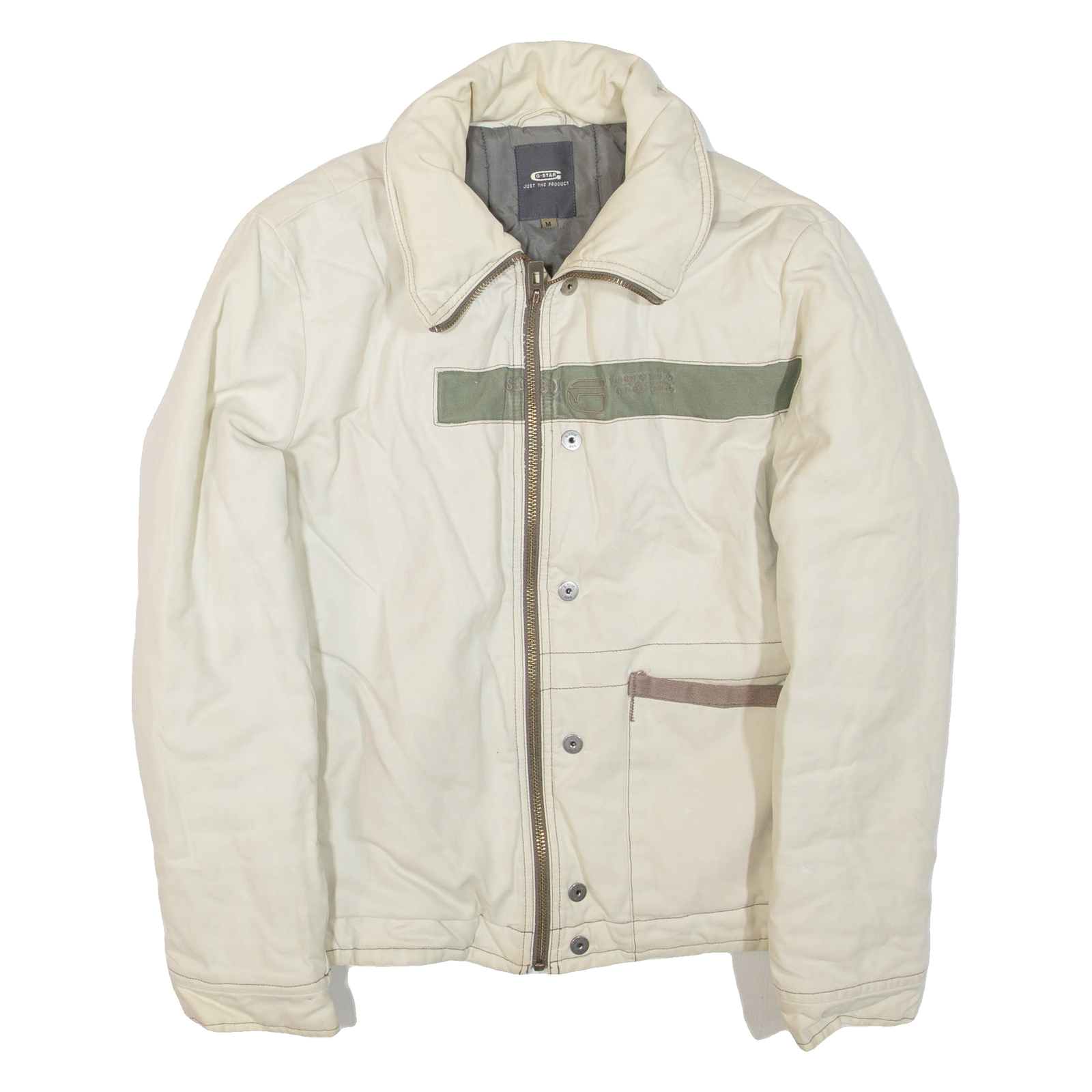 Buy G-STAR Womens Jacket Cream M Refurbished - $81.89 G-STAR Womens Jacket Cream M Refurbished - N/A refurbished available on Cerqular