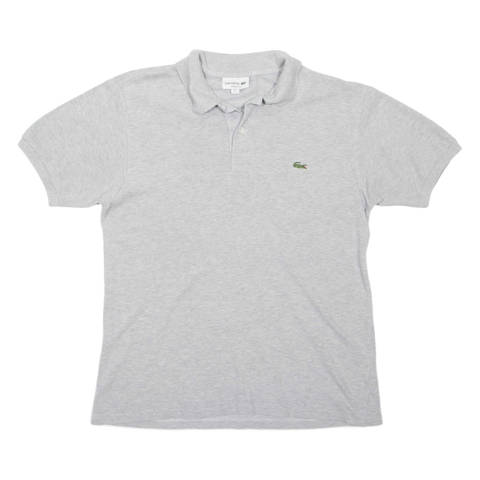 LACOSTE Mens Polo Shirt Grey S Refurbished - N/A refurbished available on Cerqular