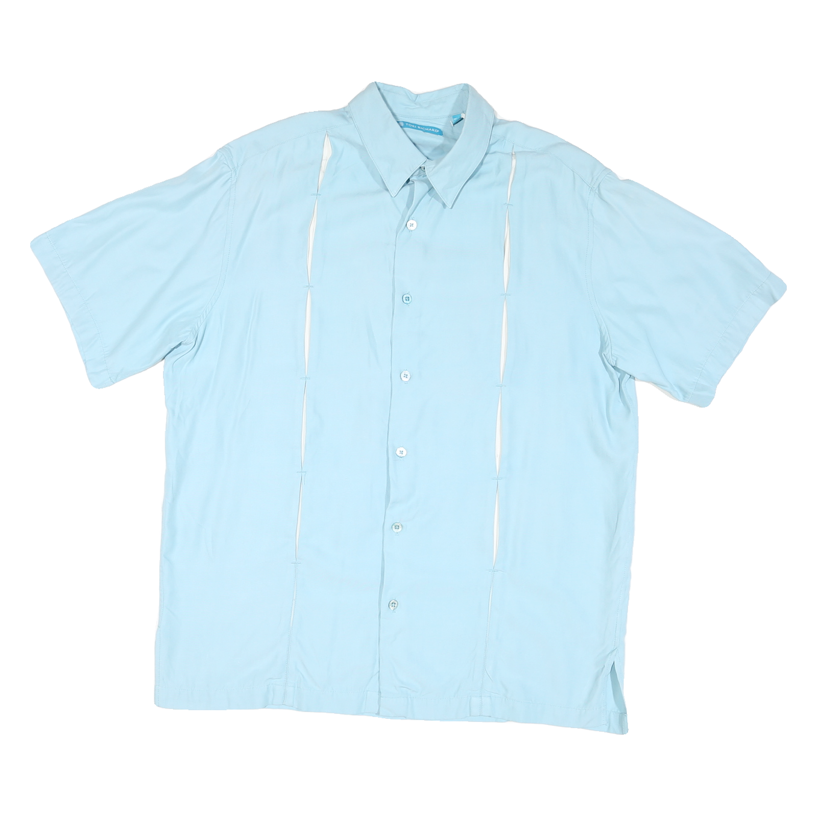 Buy TORI RICHARD Mens Blue Cotton Blend Short Sleeve Shirt L Lionfish Print Casual Refurbished - $15.59 TORI RICHARD Mens Blue Cotton Blend Short Sleeve Shirt L Lionfish Print Casual Refurbished - N/A refurbished available on Cerqular