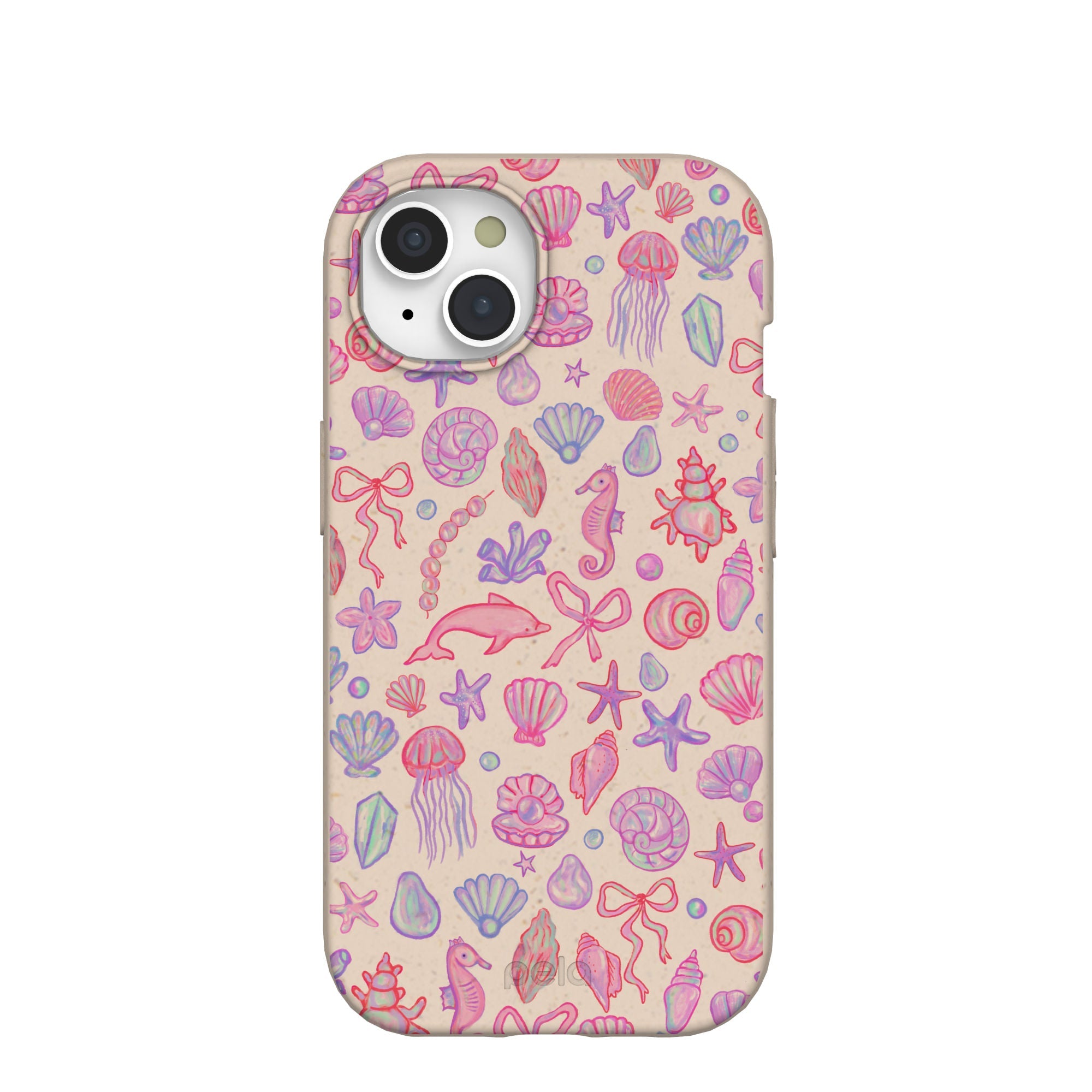 Seashell Mermaid Dreams iPhone 15 Case Refurbished - Pela Case refurbished available on Cerqular