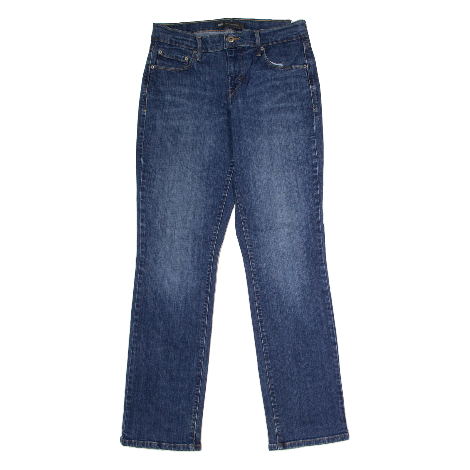 LEVI'S 505 Womens Jeans Blue Regular Straight Stone Wash W28 L32 Refurbished - N/A refurbished available on Cerqular