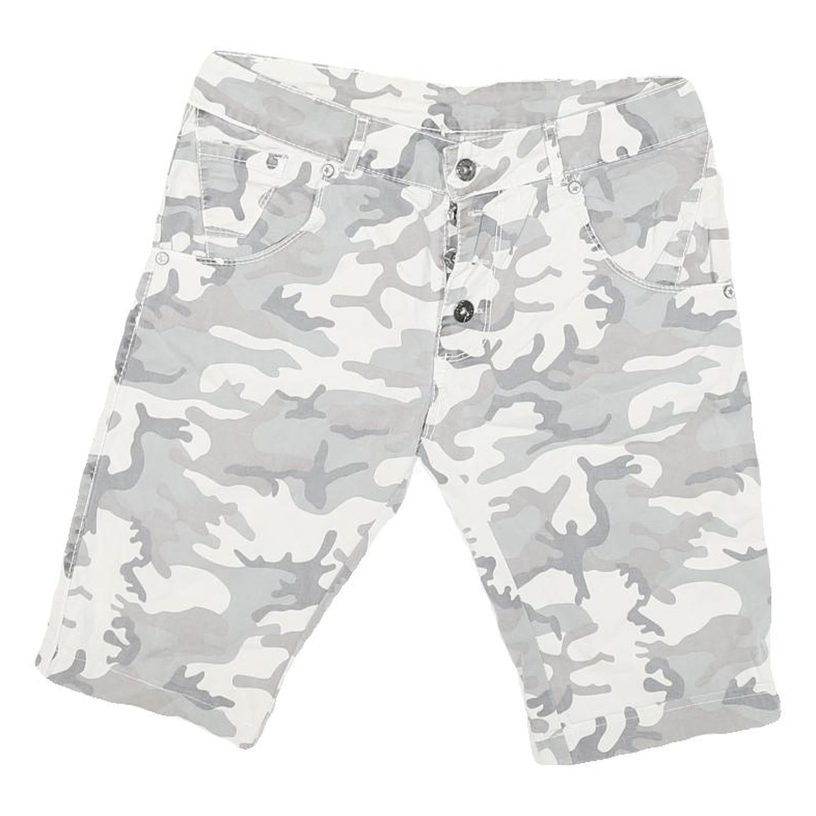 Buy Mens Shorts Grey & White Camouflage Casual S W30 Button Fly Cotton Blend Refurbished - $18.19 Mens Shorts Grey & White Camouflage Casual S W30 Button Fly Cotton Blend Refurbished - N/A refurbished available on Cerqular