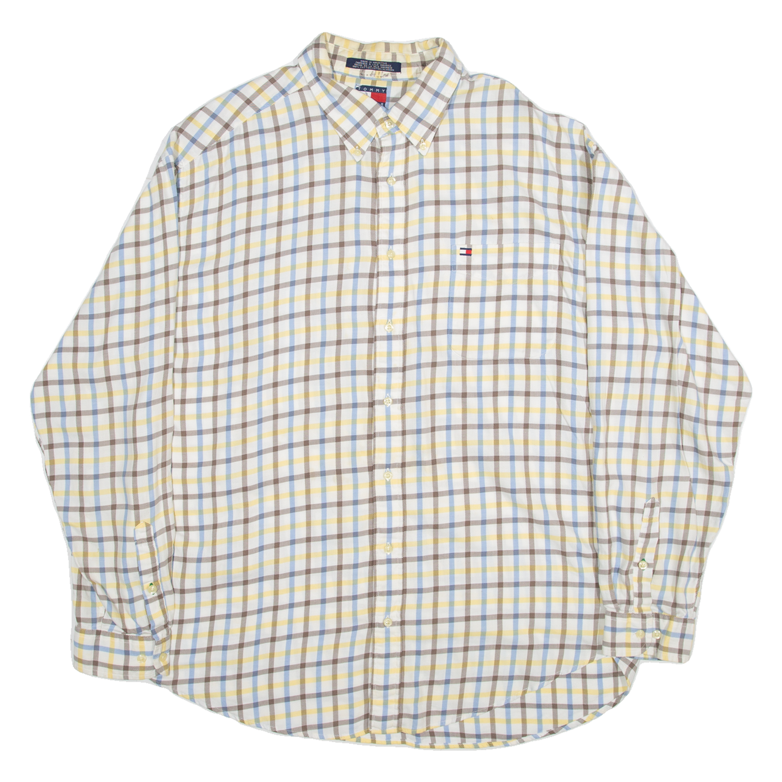 Buy TOMMY HILFIGER Mens Shirt Yellow Check Long Sleeve 2XL Refurbished - $28.59 TOMMY HILFIGER Mens Shirt Yellow Check Long Sleeve 2XL Refurbished - N/A refurbished available on Cerqular