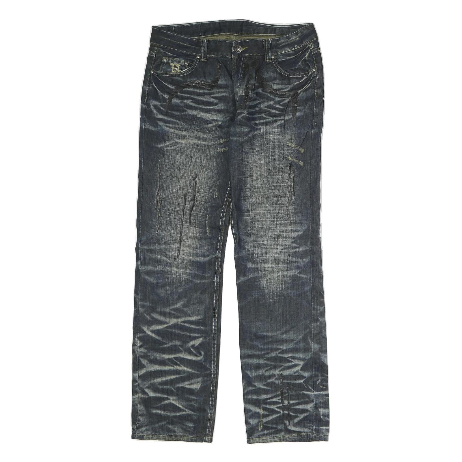 Buy Mens Regular Fit Blue Denim Jeans W34 L33 Cotton Zip Classic Pockets Refurbished - $20.79 Mens Regular Fit Blue Denim Jeans W34 L33 Cotton Zip Classic Pockets Refurbished - N/A refurbished available on Cerqular