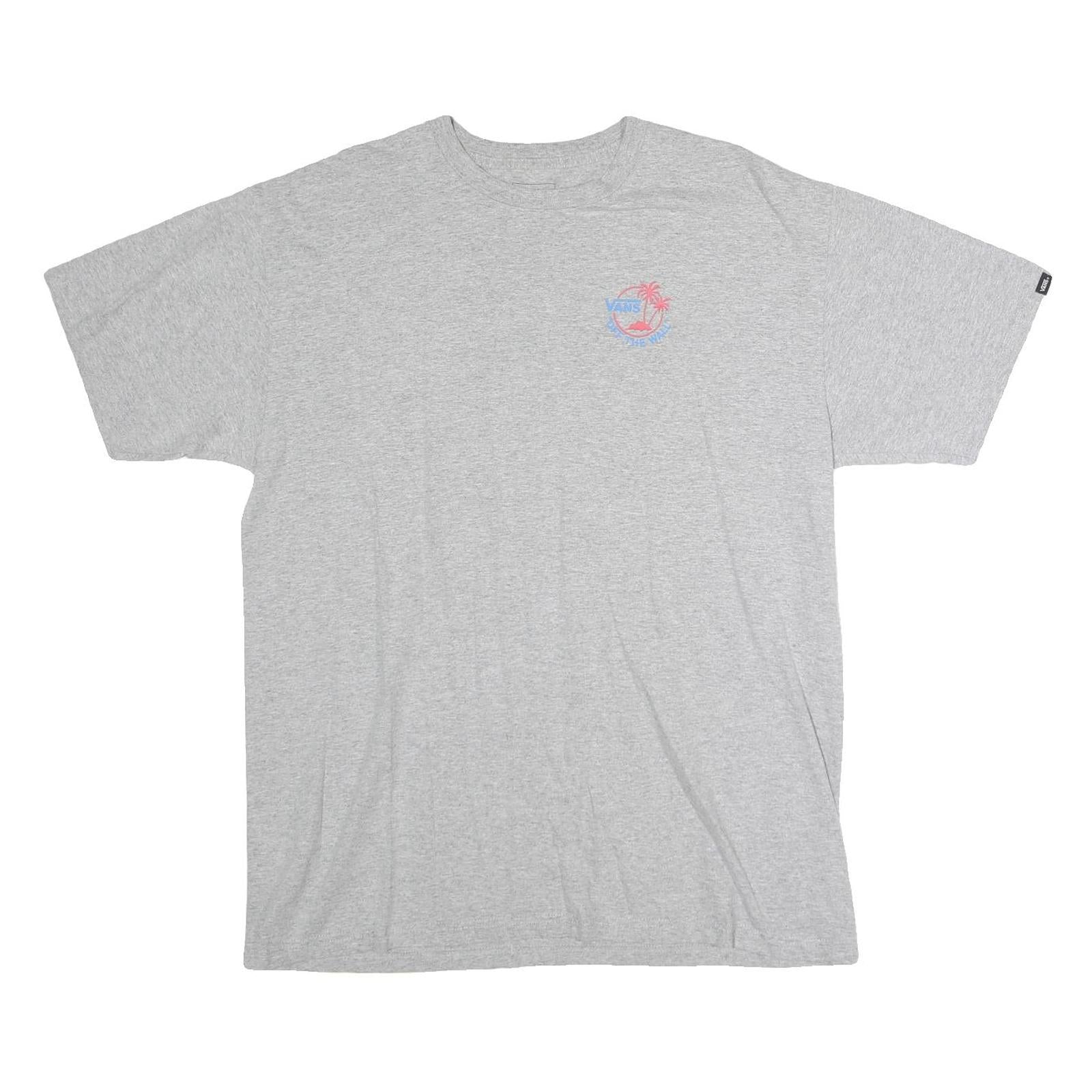 VANS Mens Grey Short Sleeve Crew Neck Graphic T-Shirt L Cotton Casual Refurbished - N/A refurbished available on Cerqular