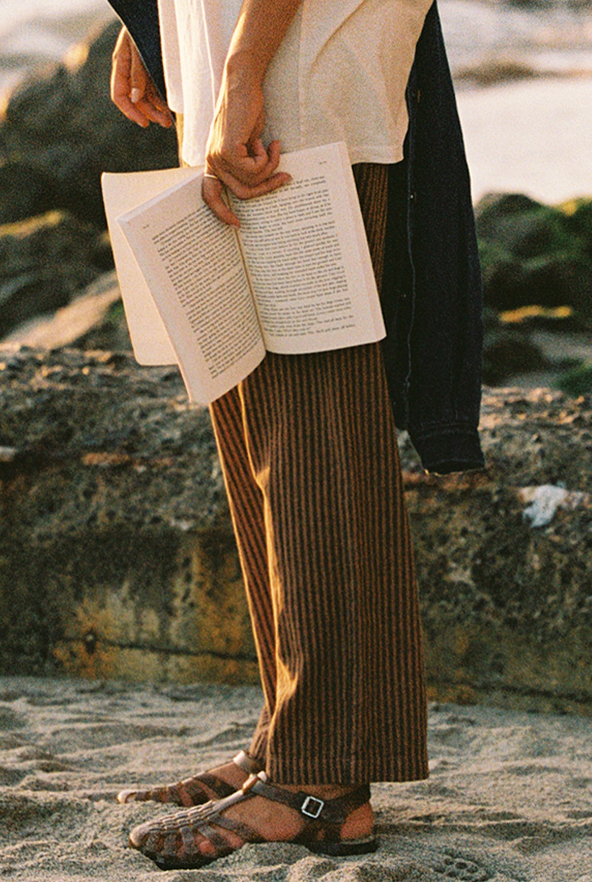 Washed Stripe Trouser | Size: XS | Color: Brown Stripe Refurbished - N/A (I could not find a well-known brand with this name refurbished available on Cerqular