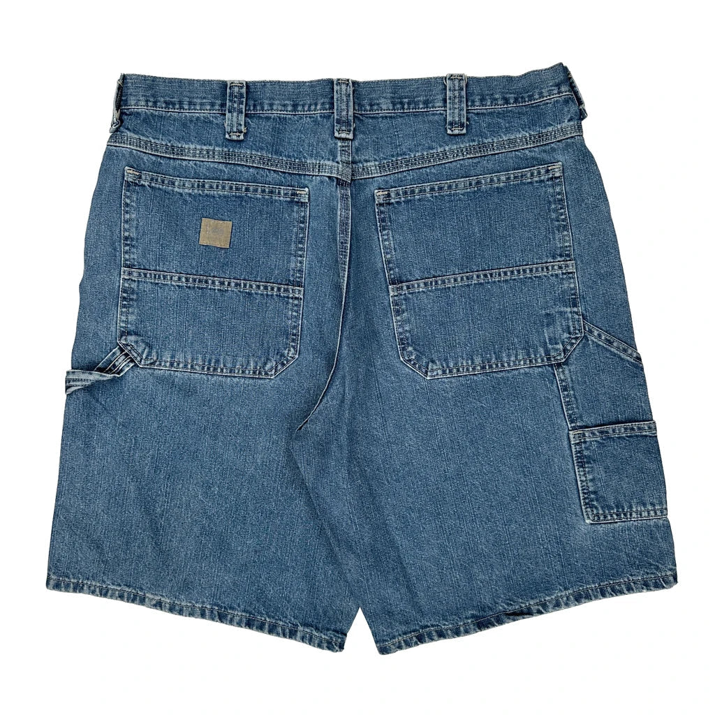 Buy Levis Denim Shorts - 38W 9L Blue Cotton Refurbished - $39.85 Levis Denim Shorts - 38W 9L Blue Cotton Refurbished - Thrifted (note: this is a term often used to describe second- refurbished available on Cerqular