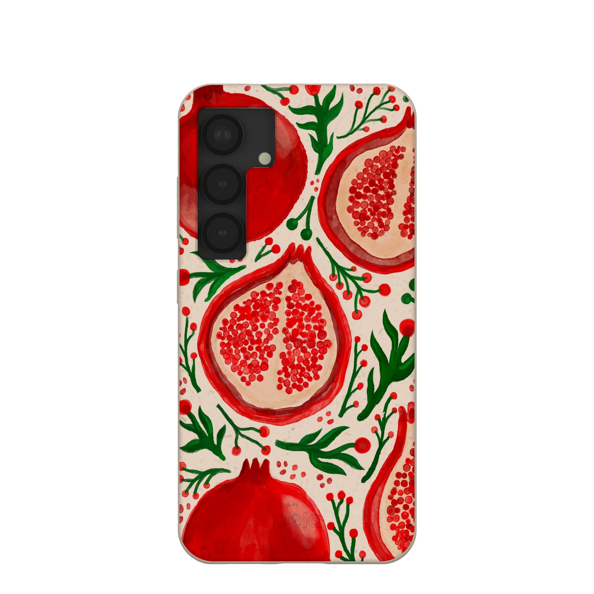 Seashell Pomegranate Cheer Samsung Galaxy S25 Case Refurbished - Pela Case refurbished available on Cerqular