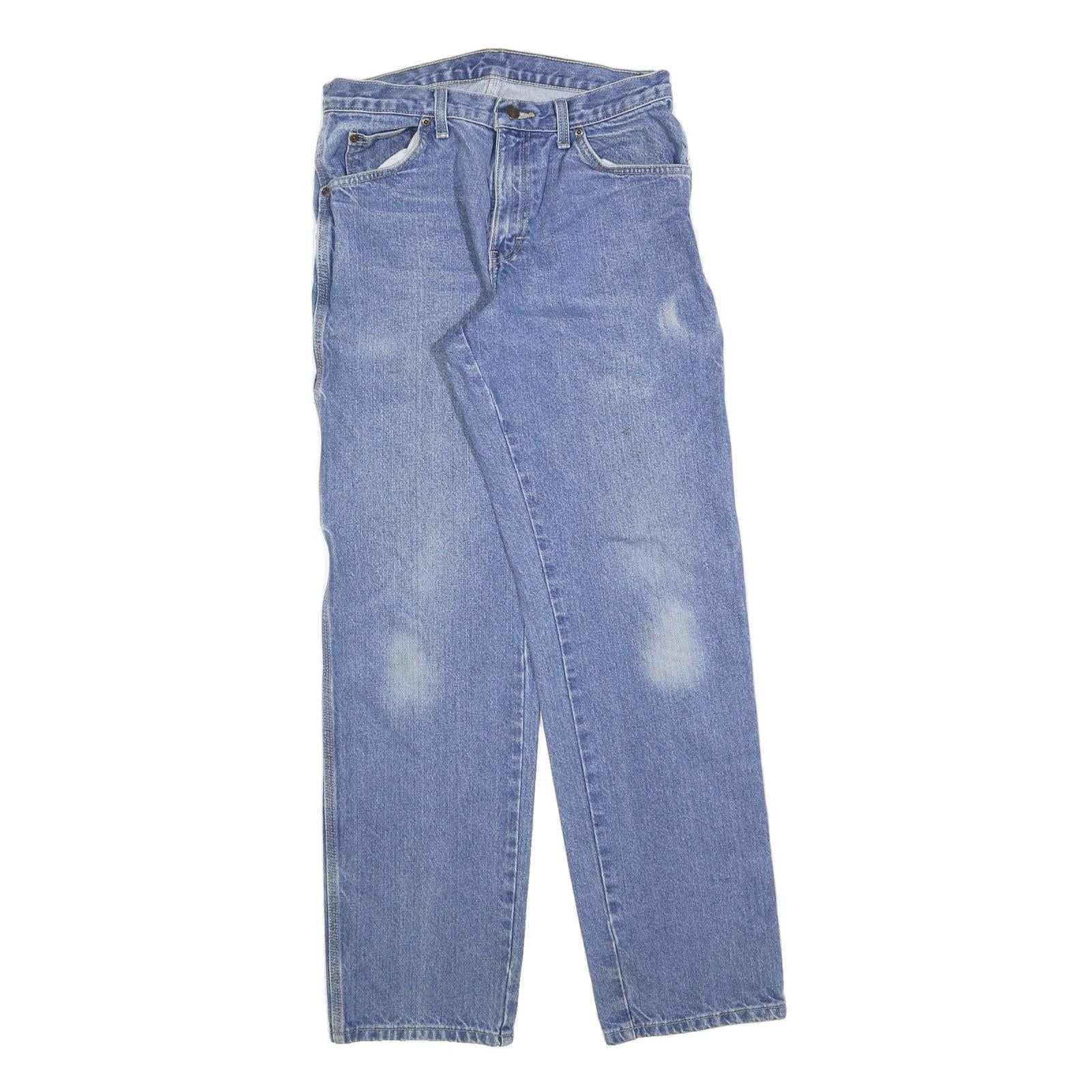 DICKIES Mens Regular Fit Blue Denim Jeans W30 L34 Workwear Cotton Blend Zip Refurbished - N/A refurbished available on Cerqular