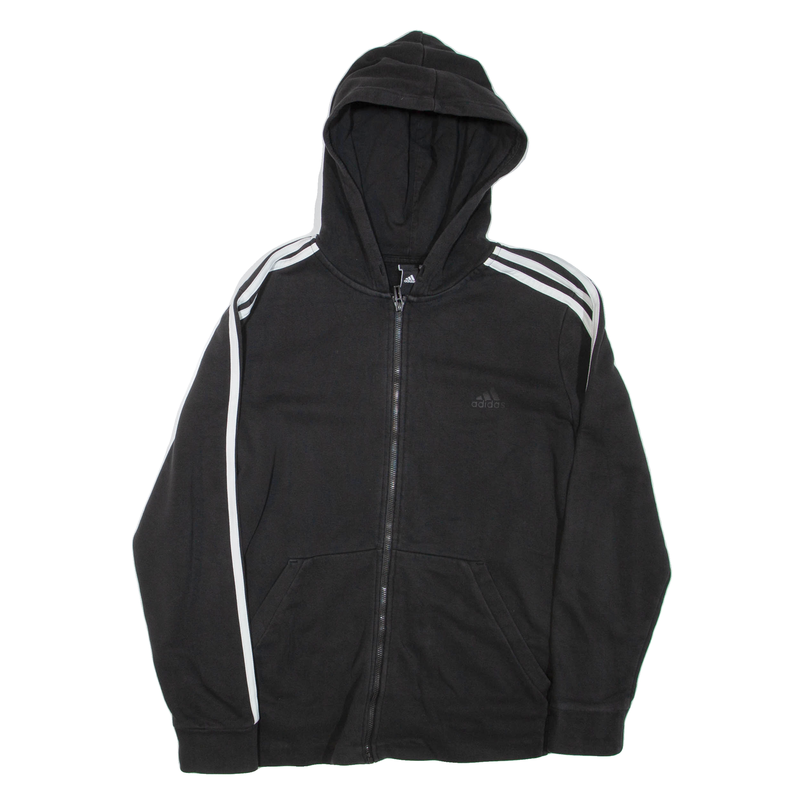 ADIDAS Womens Black Hoodie Full Zip L Refurbished - N/A refurbished available on Cerqular