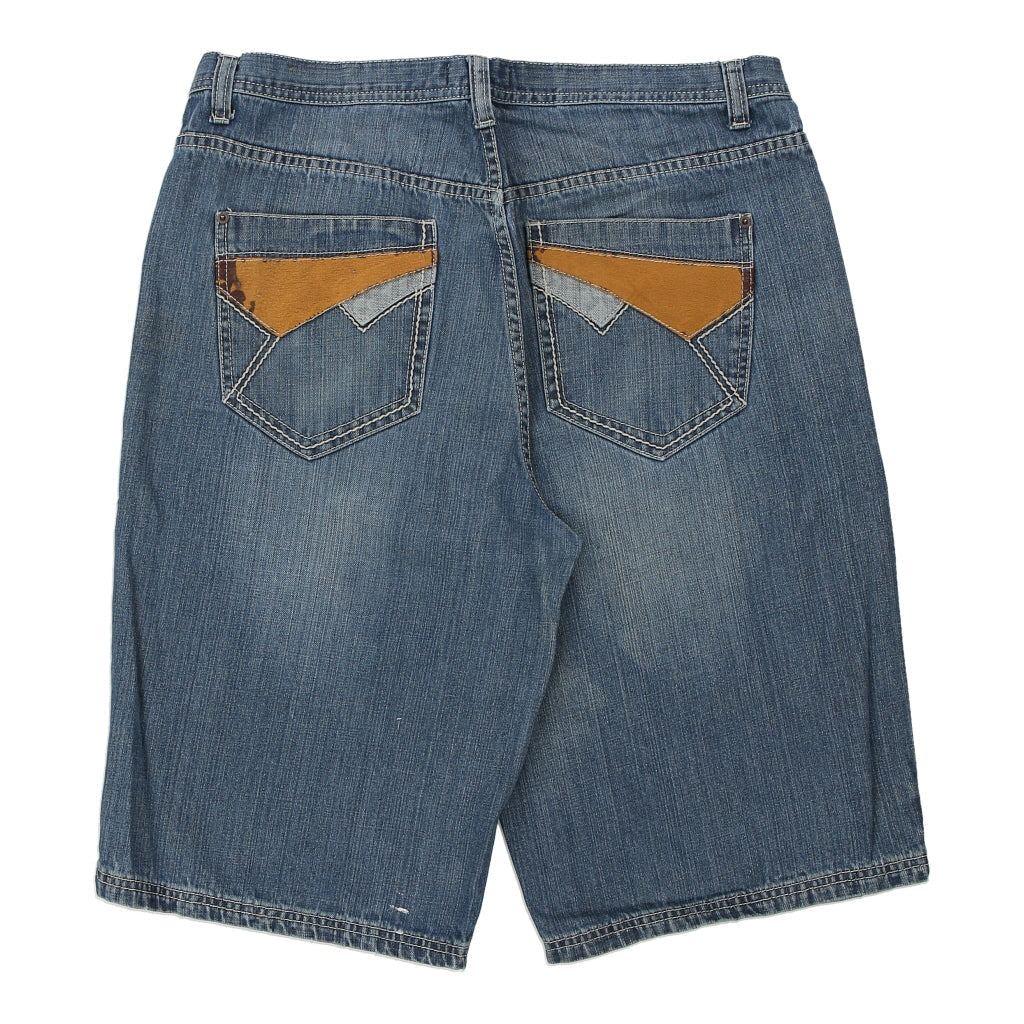 Route66 Denim Shorts - 38W 14L Blue Cotton Refurbished - Thrifted (note: this is a term often used to describe second- refurbished available on Cerqular