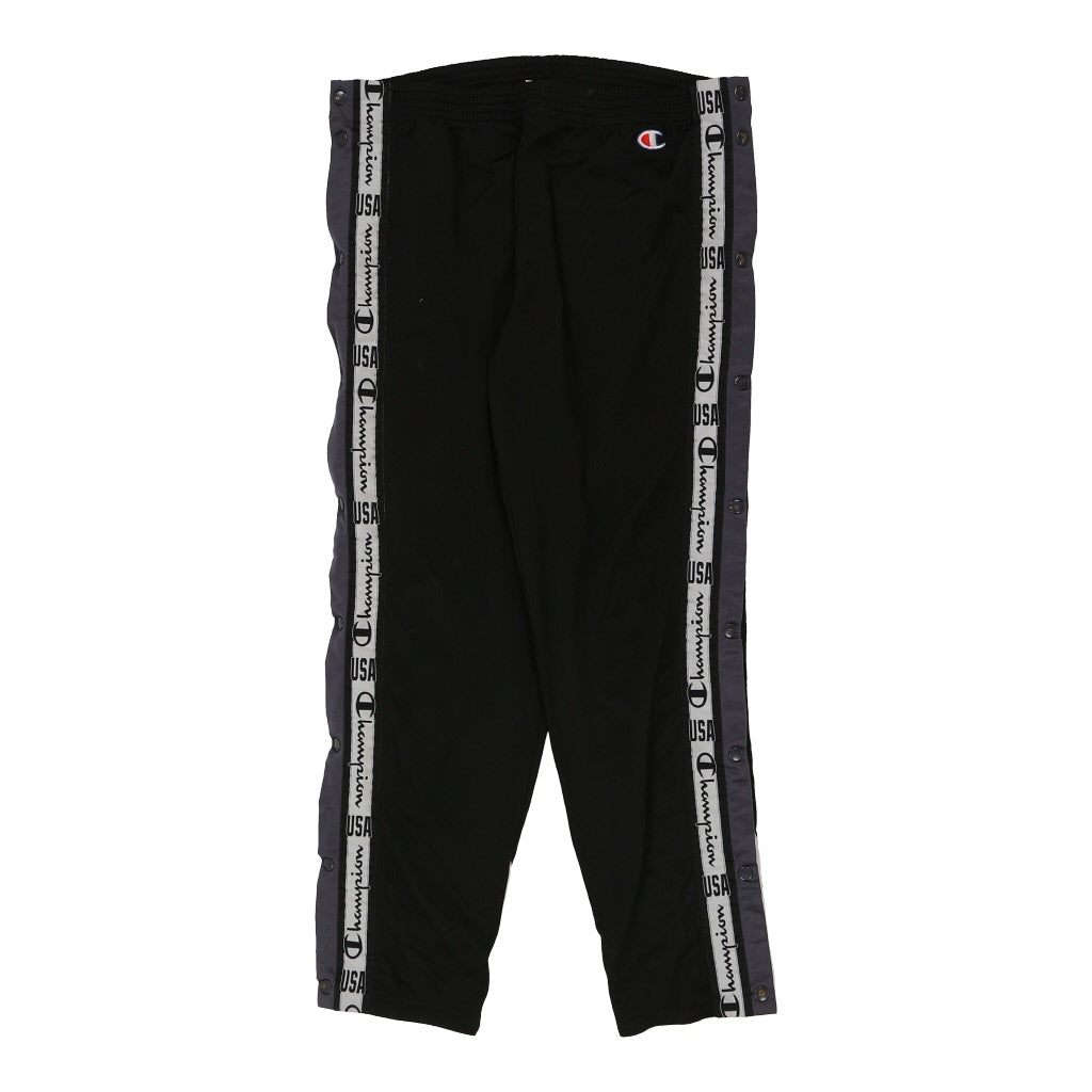 Buy Champion Tracksuit - Large Black Polyester Refurbished - $16.87 Champion Tracksuit - Large Black Polyester Refurbished - Thrifted (note: this is a term often used to describe second- refurbished available on Cerqular