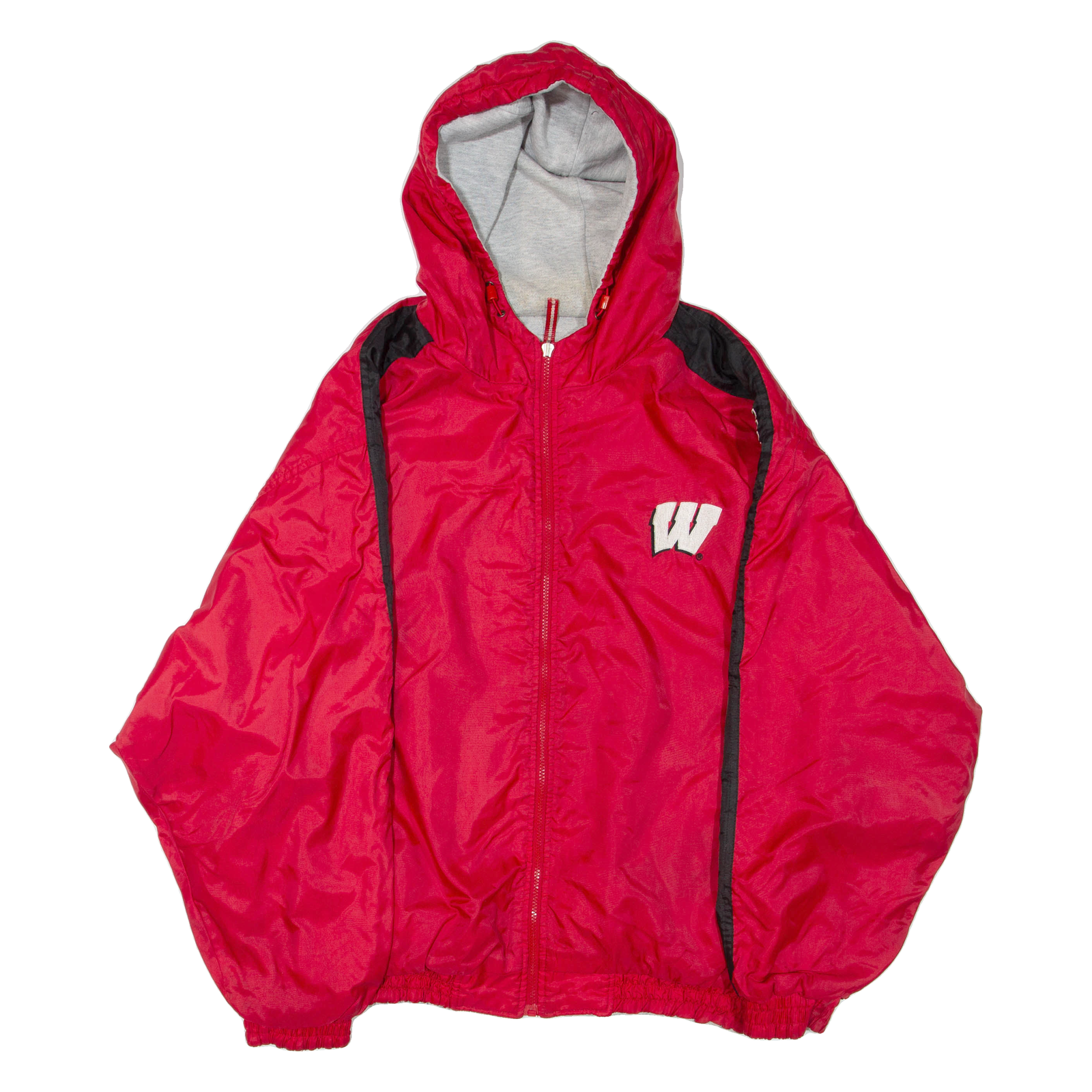 Wisconsin Mens Jacket Red USA Hooded XL Refurbished - N/A refurbished available on Cerqular