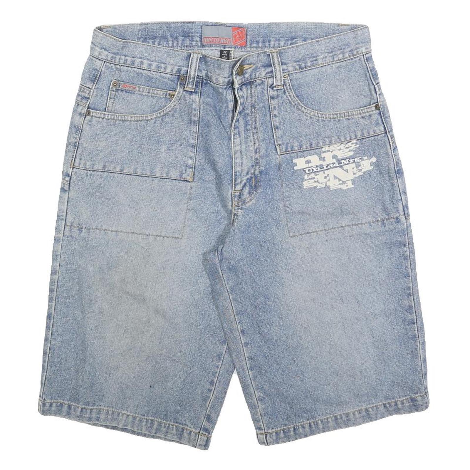 Buy NRG Mens Shorts Blue Denim Casual M W34 Logo Patch Pockets Refurbished - $18.19 NRG Mens Shorts Blue Denim Casual M W34 Logo Patch Pockets Refurbished - N/A refurbished available on Cerqular