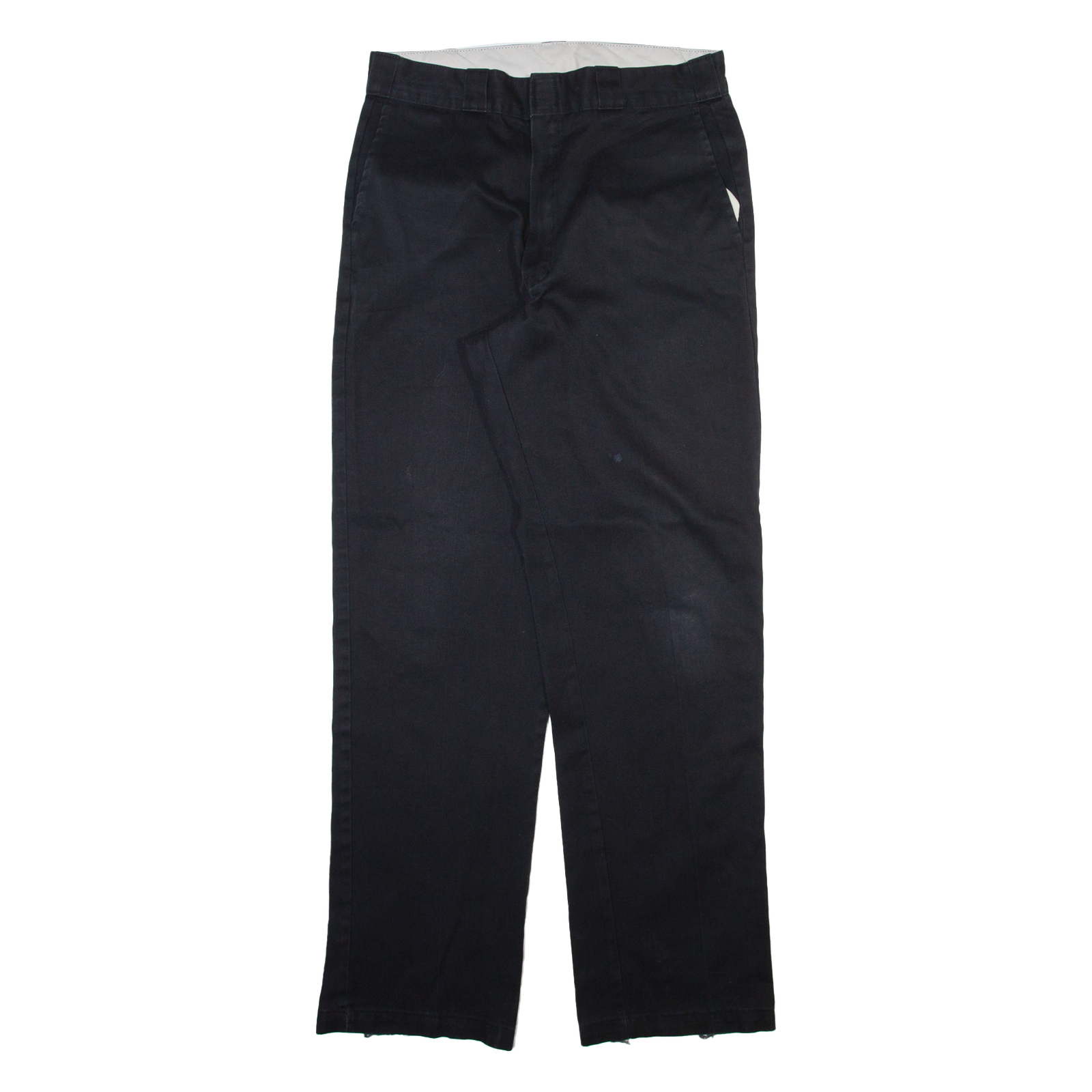 DICKIES Mens Trousers Black Regular Straight W32 L32 Refurbished - N/A refurbished available on Cerqular