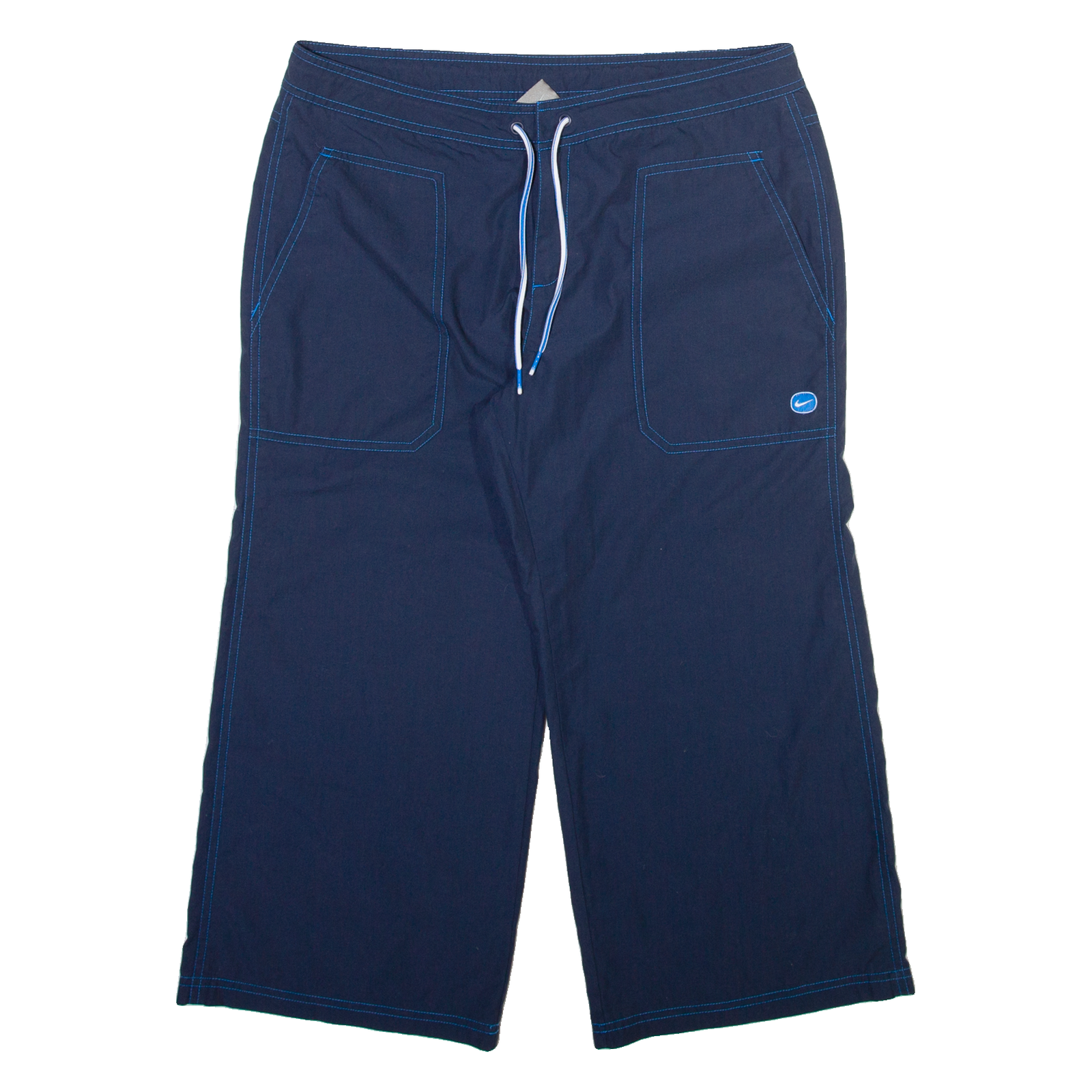NIKE Mens Trousers Blue Regular Straight W32 L23 Refurbished - N/A refurbished available on Cerqular