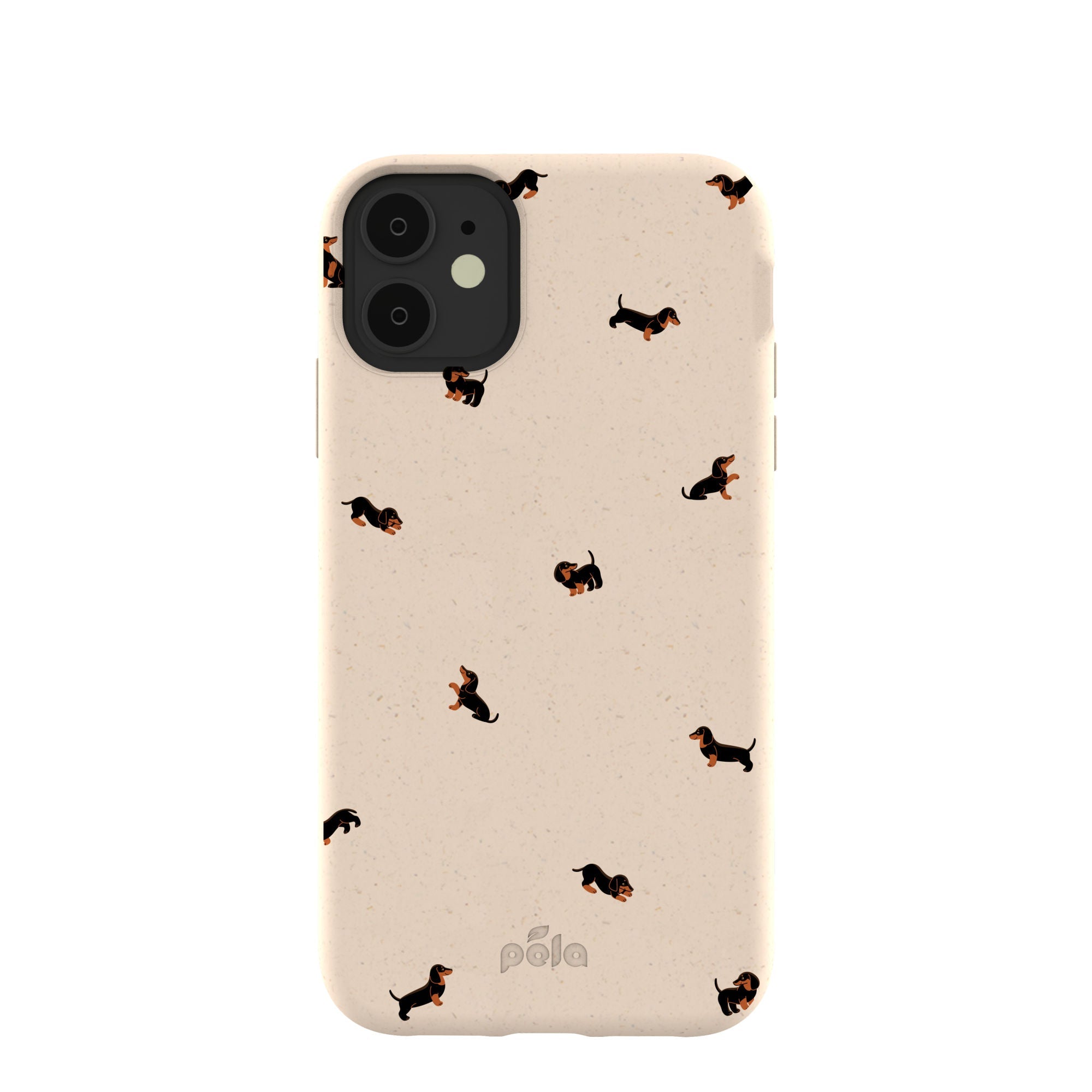 Seashell Lil Dachshunds iPhone 11 Case Refurbished - Pela Case refurbished available on Cerqular