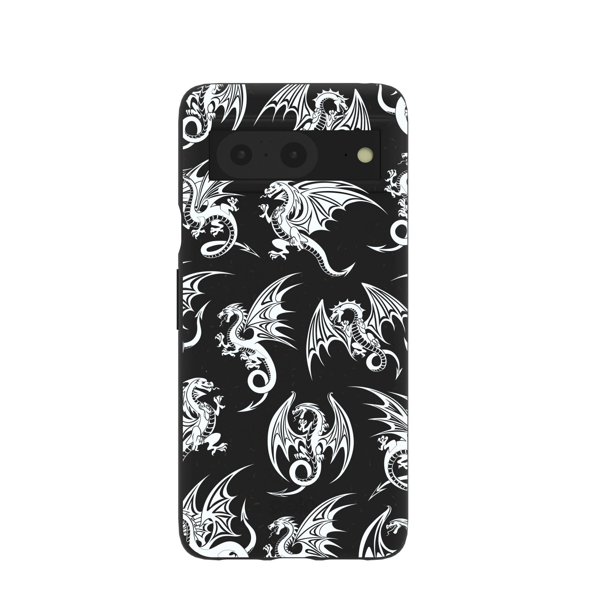Buy Black Mythical Dragons Google Pixel 8 Case Refurbished - $65.00 Black Mythical Dragons Google Pixel 8 Case Refurbished - Pela Case refurbished available on Cerqular