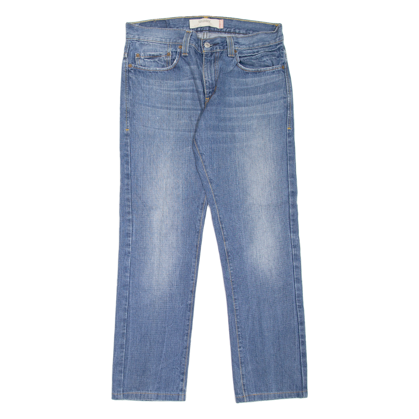 LEVI'S 511 Jeans Mens Blue Skinny Straight Stone Wash W33 L29 Refurbished - N/A refurbished available on Cerqular
