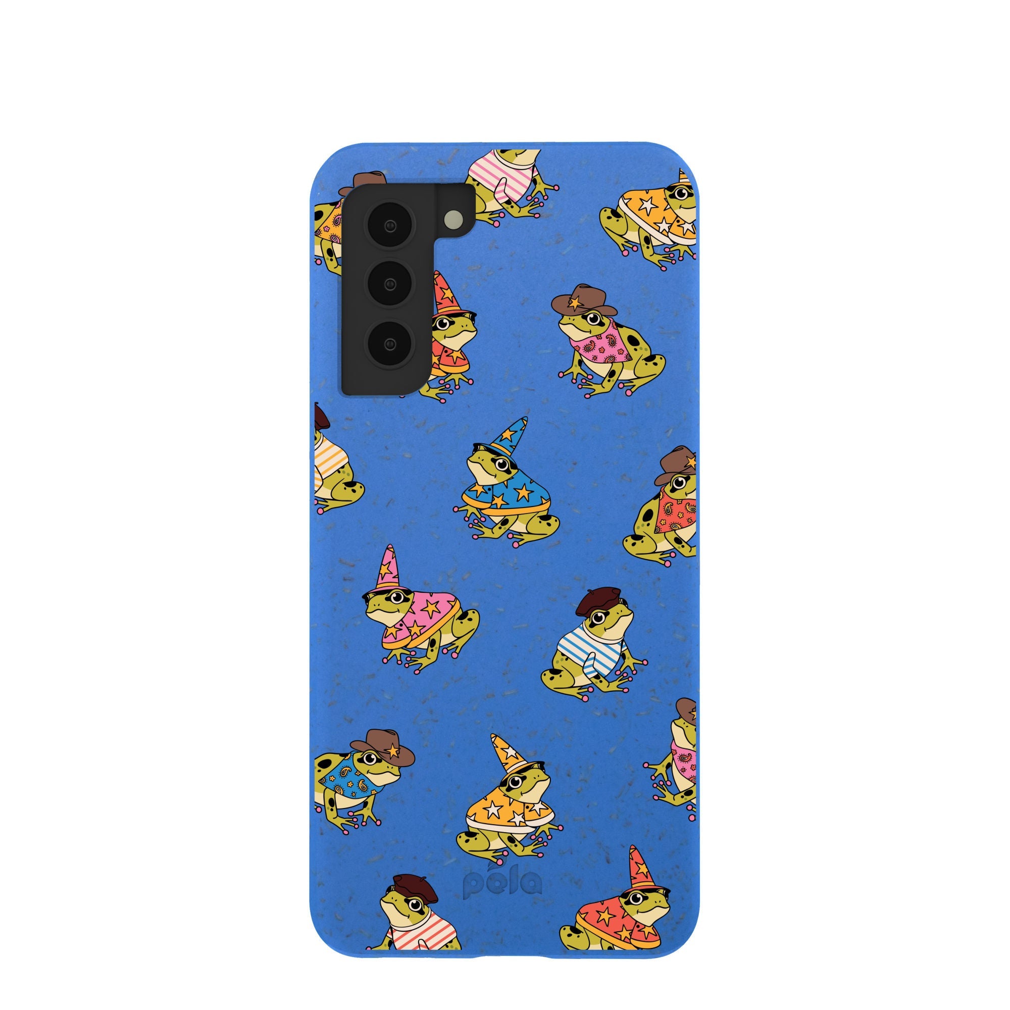 Buy Electric Blue Fancy Frogs Samsung Galaxy S21 Case Refurbished - $52.00 Electric Blue Fancy Frogs Samsung Galaxy S21 Case Refurbished - Pela Case refurbished available on Cerqular