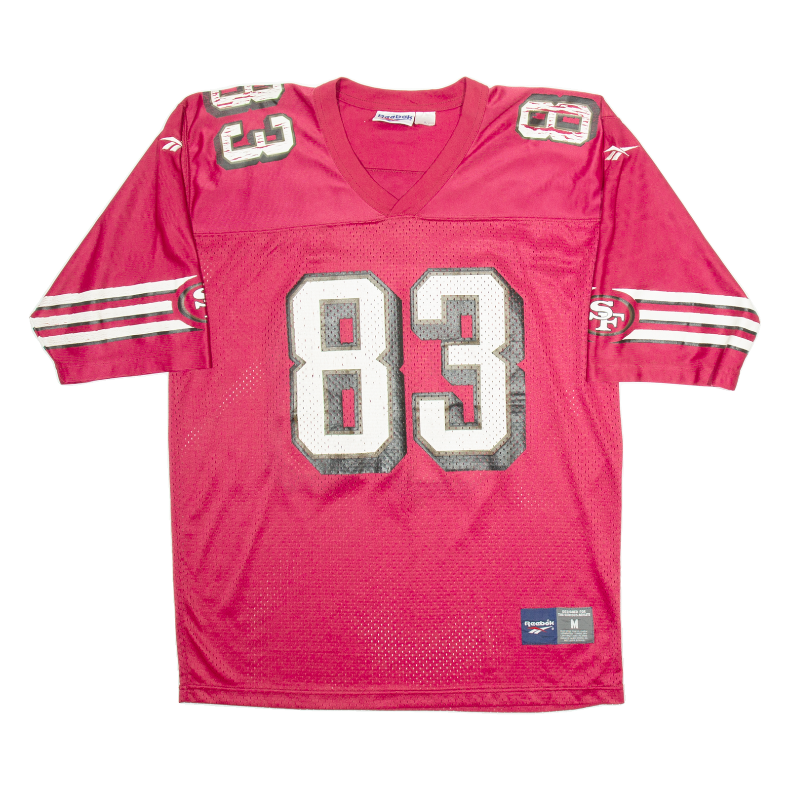 Buy REEBOK San Francisco 49ers Mens Football Shirt Jersey Maroon USA V-Neck M Refurbished - $63.69 REEBOK San Francisco 49ers Mens Football Shirt Jersey Maroon USA V-Neck M Refurbished - N/A refurbished available on Cerqular