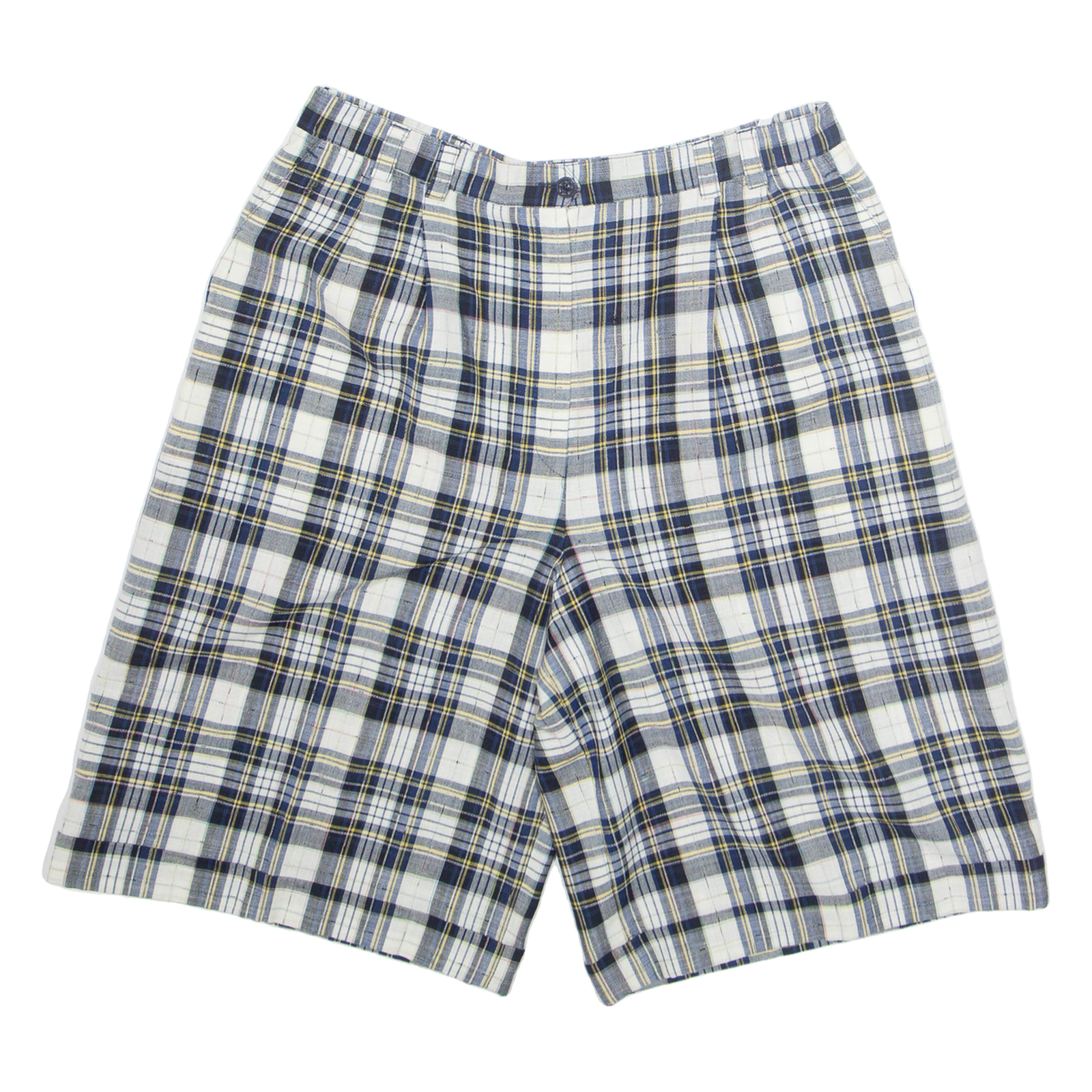 GARDEUR Mens Casual Shorts Grey Plaid L W30 Refurbished - N/A refurbished available on Cerqular
