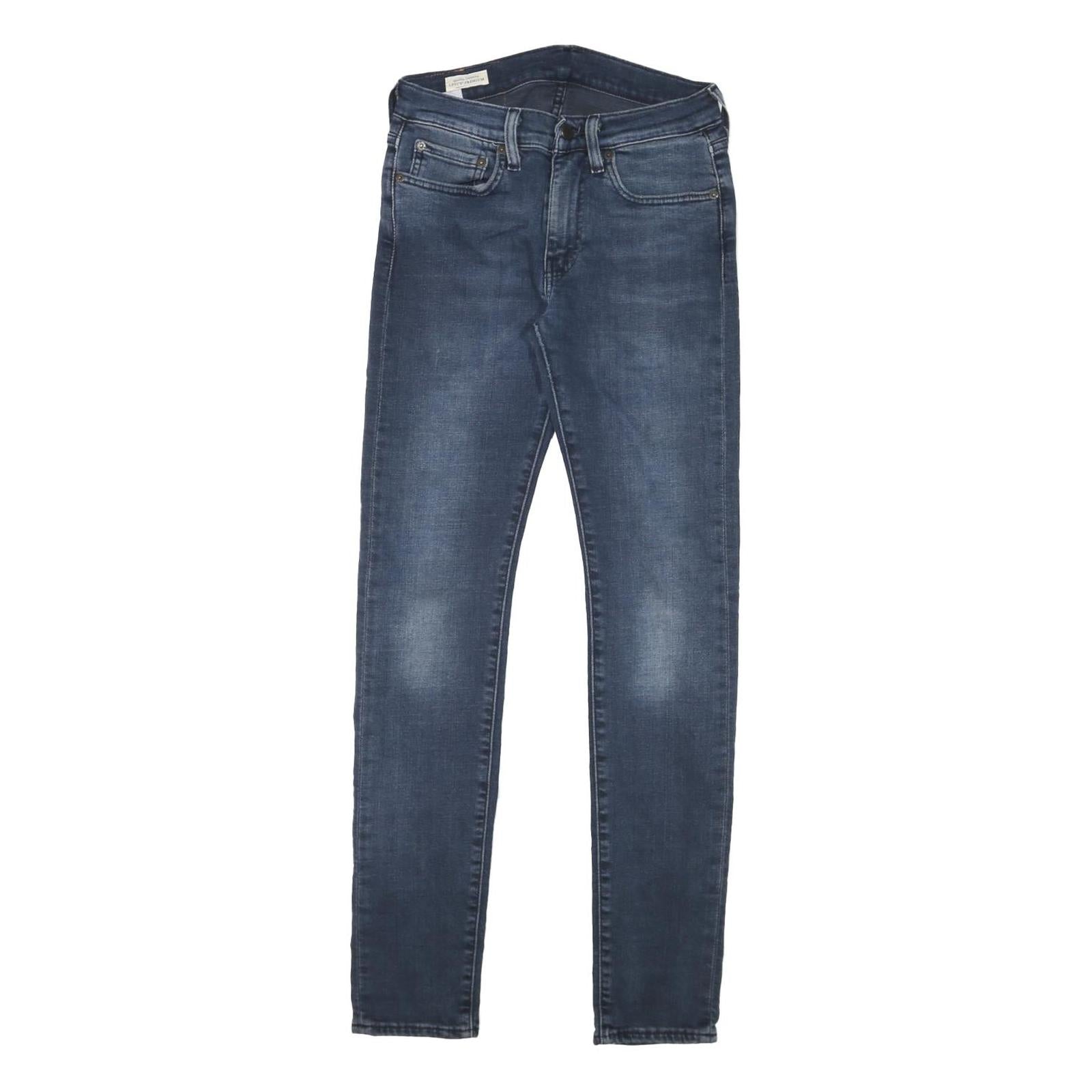 LEVI'S 519 Mens Slim Blue Denim Raw Zip Jeans W26 L30 Stylish Stretch Fit Refurbished - N/A refurbished available on Cerqular