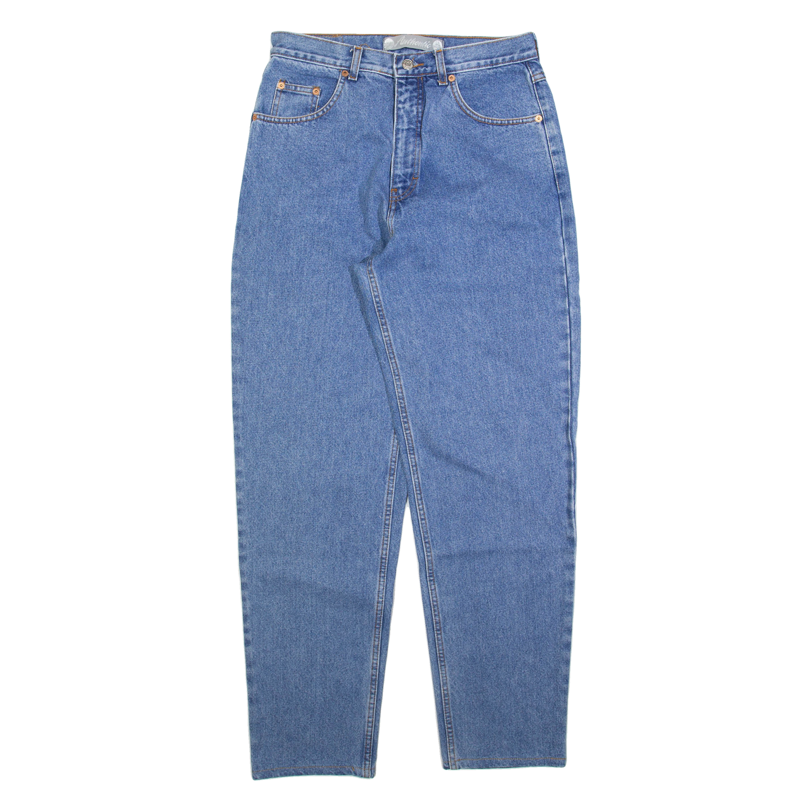 AUTHENTIC Womens Jeans Blue Relaxed Tapered W28 L30 Refurbished - N/A refurbished available on Cerqular