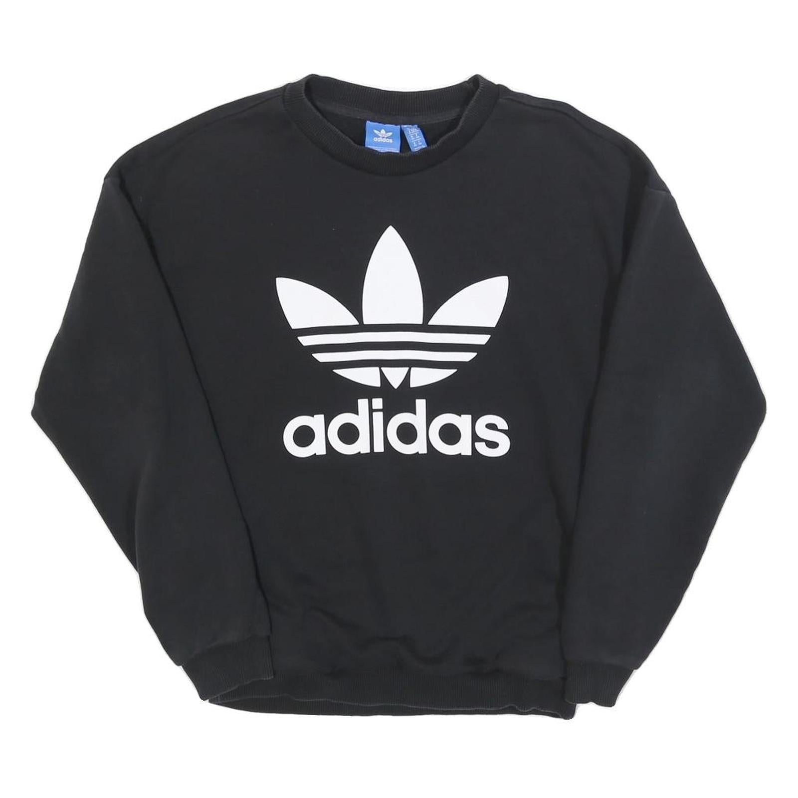 Buy ADIDAS Womens Black Crew Neck UK 6 Sweatshirt Cotton Blend Casual Pullover Refurbished - $33.79 ADIDAS Womens Black Crew Neck UK 6 Sweatshirt Cotton Blend Casual Pullover Refurbished - N/A refurbished available on Cerqular
