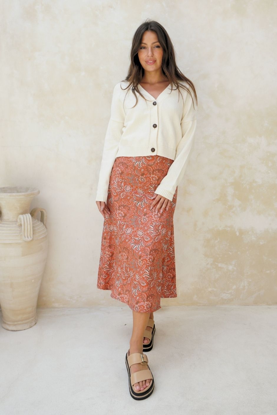 Buy Diana Cardigan in Oat Milk | Size: XS Refurbished - $139.00 Diana Cardigan in Oat Milk | Size: XS Refurbished - N/A (Paneros is not a known clothing brand. It is possible refurbished available on Cerqular