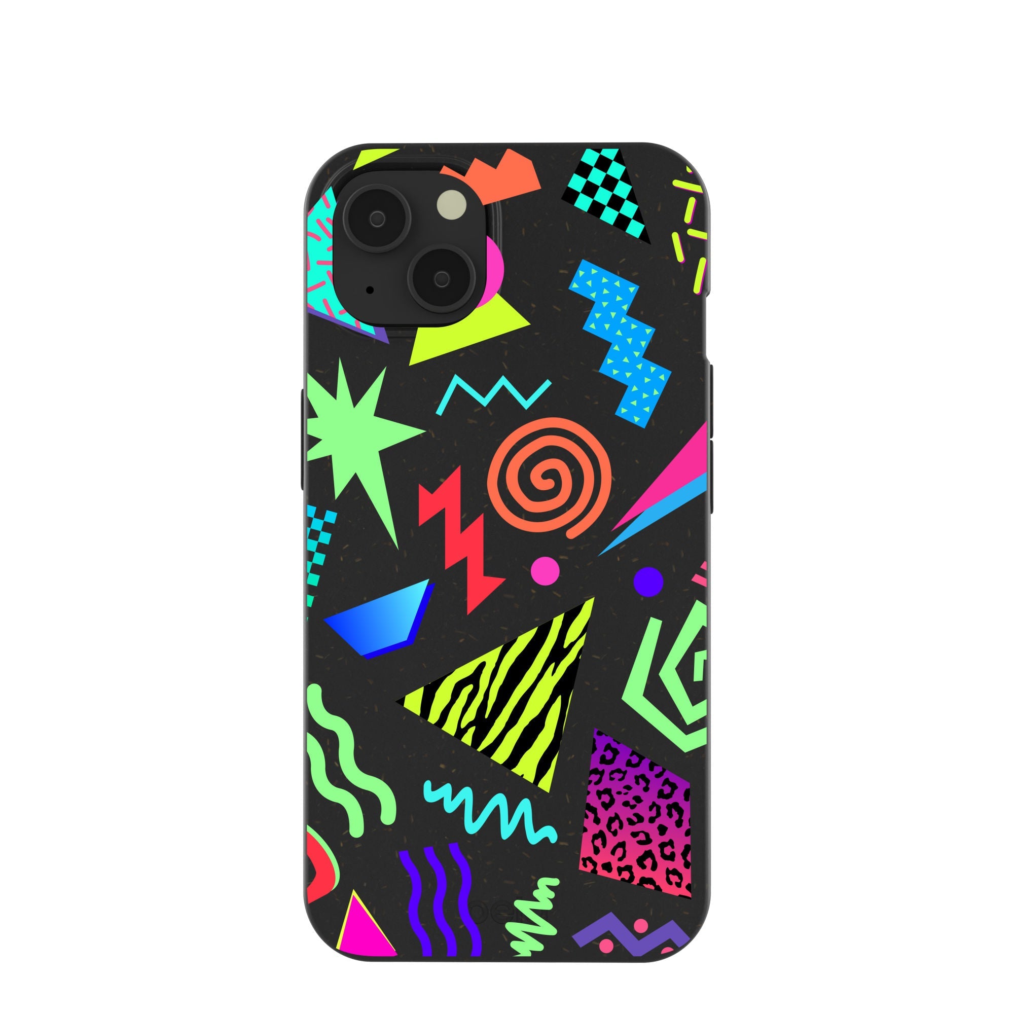 Black Neon Blast iPhone 13 Case Refurbished - Pela Case refurbished available on Cerqular