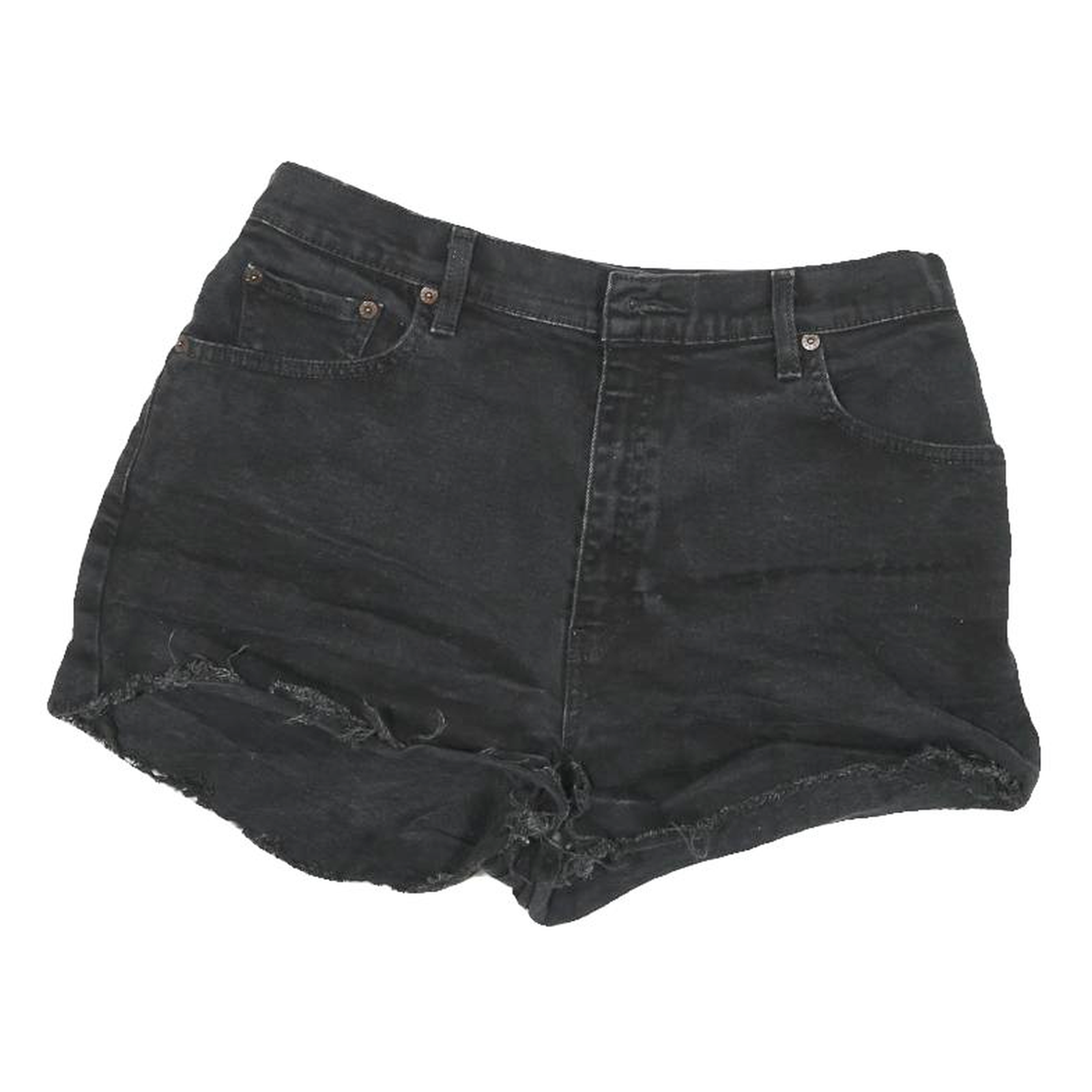 Buy LEVI'S Womens Shorts Black Casual Cotton Blend M W30 Distressed Denim Refurbished - $19.49 LEVI'S Womens Shorts Black Casual Cotton Blend M W30 Distressed Denim Refurbished - N/A refurbished available on Cerqular