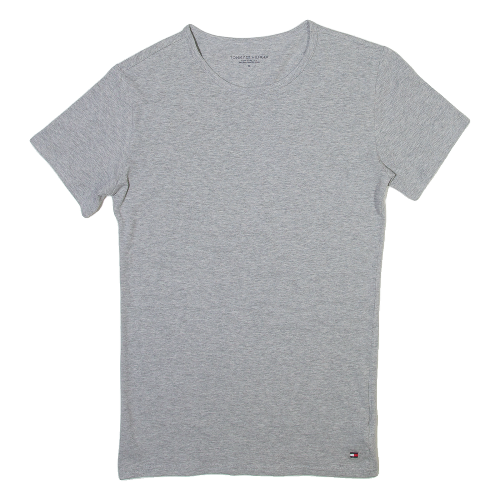 TOMMY HILFIGER Mens T-Shirt Grey S Refurbished - N/A refurbished available on Cerqular