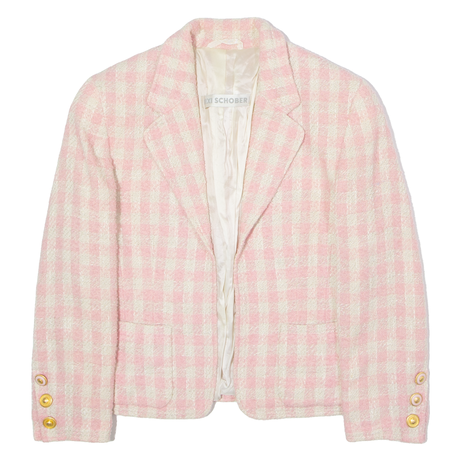 Buy TRIX SCHOBER Womens Blazer Jacket Pink Knit Wool 90s Check UK 10 Refurbished - $46.79 TRIX SCHOBER Womens Blazer Jacket Pink Knit Wool 90s Check UK 10 Refurbished - N/A refurbished available on Cerqular