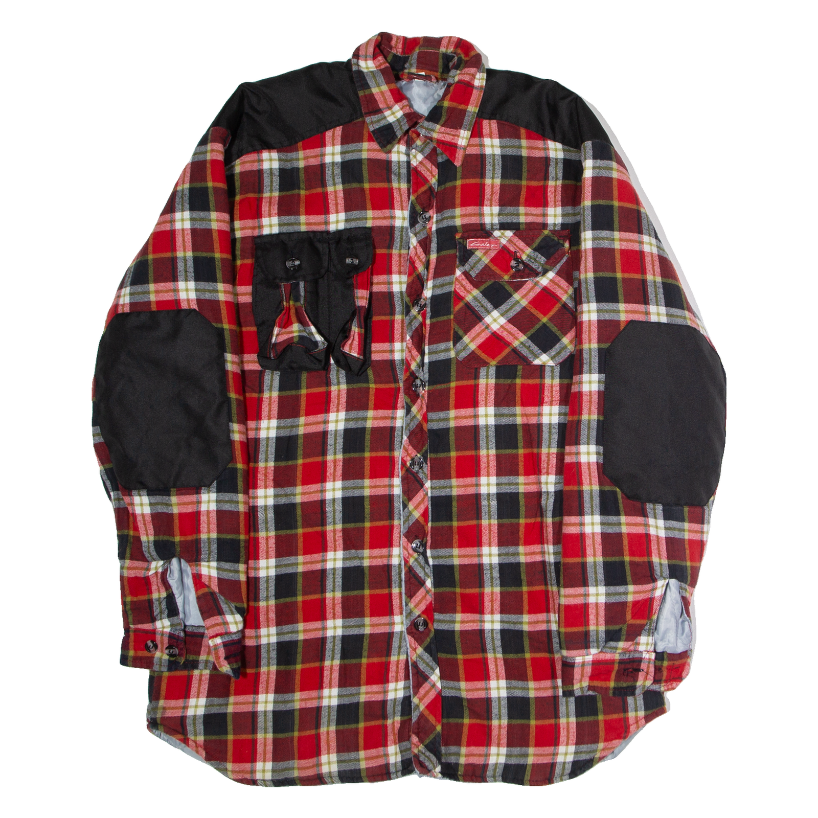 CHALET Mens Lumberjack Jacket Red Flannel Check L Refurbished - N/A refurbished available on Cerqular