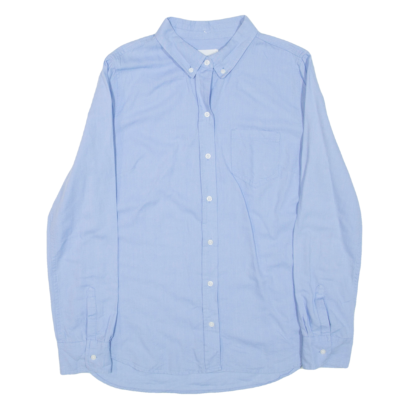 GAP Womens Plain Shirt Blue Long Sleeve S Refurbished - N/A refurbished available on Cerqular