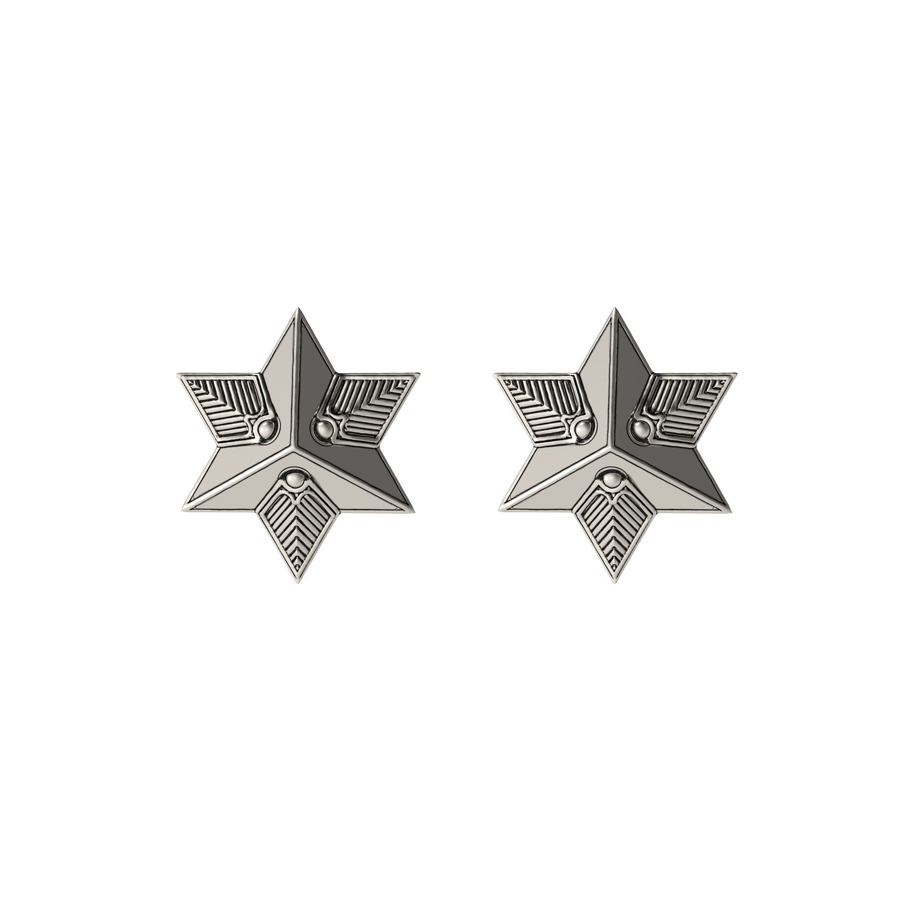Star Studs Silver | Size: 0.4 inch Refurbished - N/A (There is no well-known brand by the name "A refurbished available on Cerqular