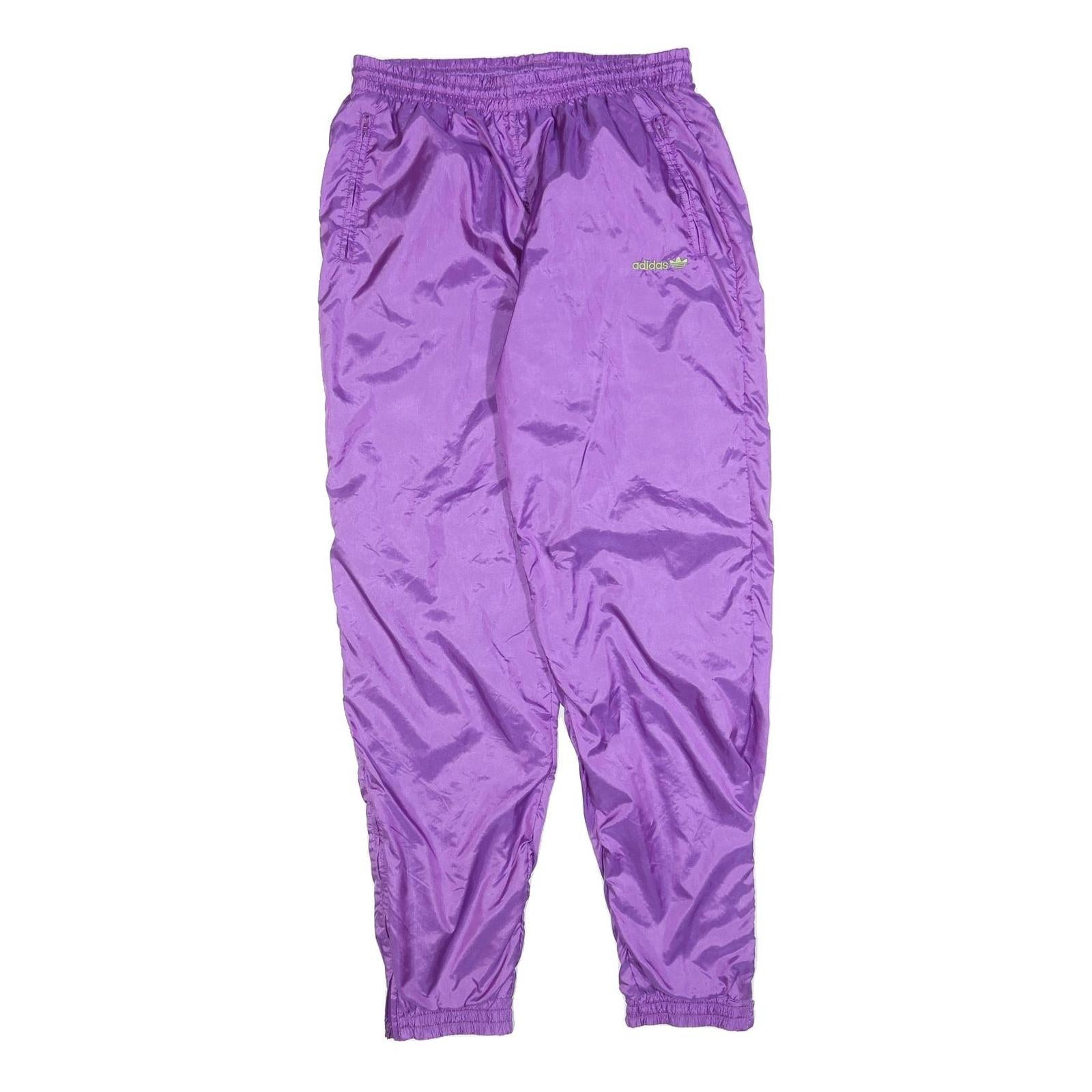 ADIDAS Mens Joggers Purple Regular Tapered M W30 L32 Lightweight Sports Casual Refurbished - N/A refurbished available on Cerqular
