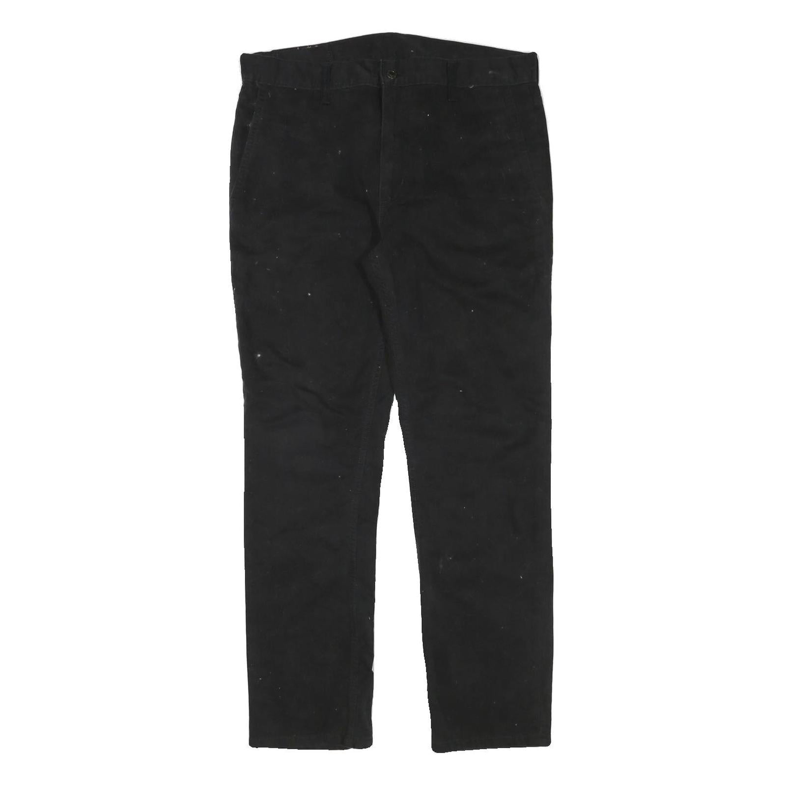 LEVI'S Mens Cotton Blend Black Slim Straight Trousers W34 L29 Casual Zip Cotton Refurbished - N/A refurbished available on Cerqular