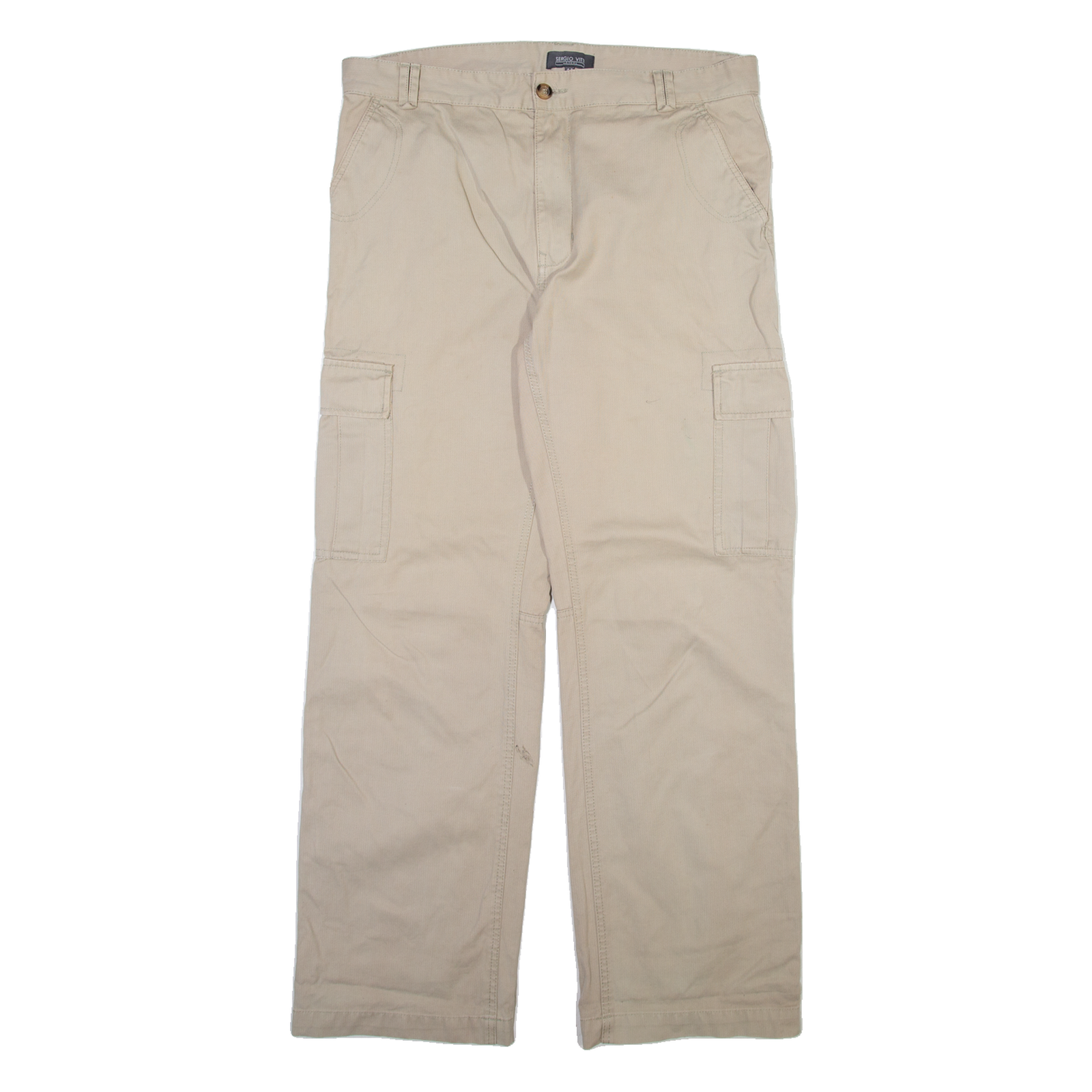 Buy SERGIO VITTI Cargo Mens Trousers Beige Regular Straight W35 L32 Refurbished - $16.89 SERGIO VITTI Cargo Mens Trousers Beige Regular Straight W35 L32 Refurbished - N/A refurbished available on Cerqular