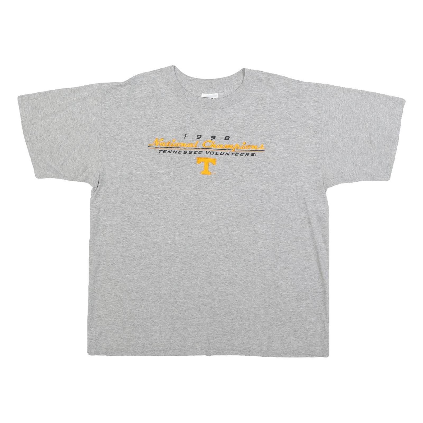 BIG BALL SPORTS Womens Grey Tennessee Volunteers Graphic T-Shirt L Short Sleeve Refurbished - N/A refurbished available on Cerqular