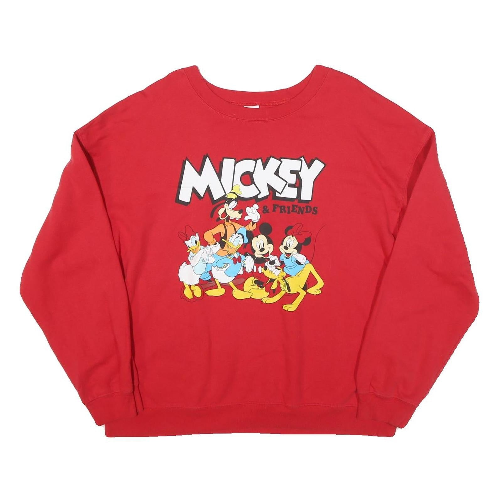 Buy MICKEY Mens Red Sweatshirt 2XL Cotton Blend Pullover Cartoon Graphic Refurbished - $27.29 MICKEY Mens Red Sweatshirt 2XL Cotton Blend Pullover Cartoon Graphic Refurbished - N/A refurbished available on Cerqular